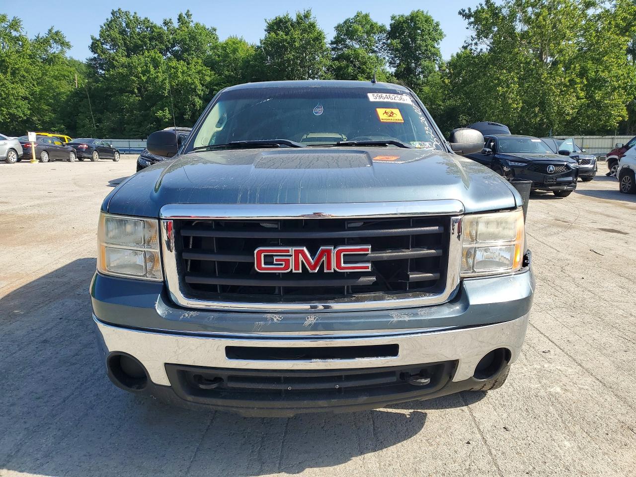 2011 Gmc Sierra K1500 Sle Teal vin: 3GTP2VEA7BG357083
