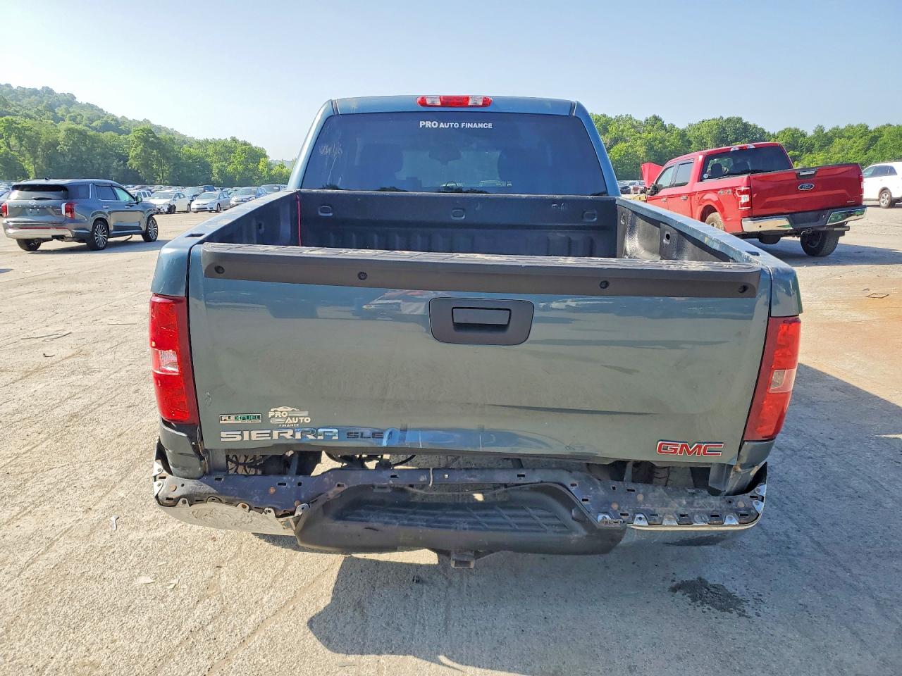 2011 Gmc Sierra K1500 Sle Teal vin: 3GTP2VEA7BG357083