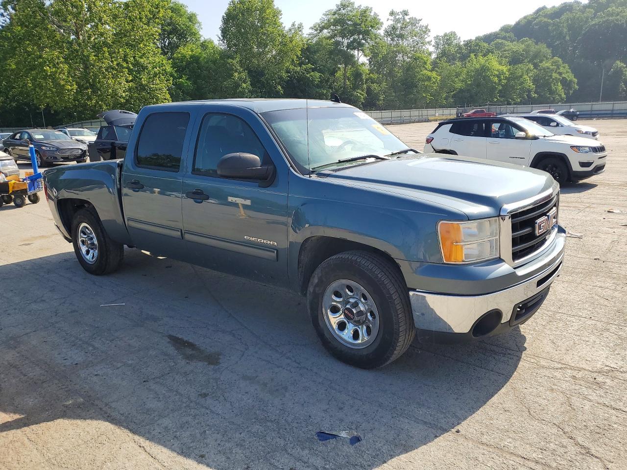 2011 Gmc Sierra K1500 Sle Teal vin: 3GTP2VEA7BG357083