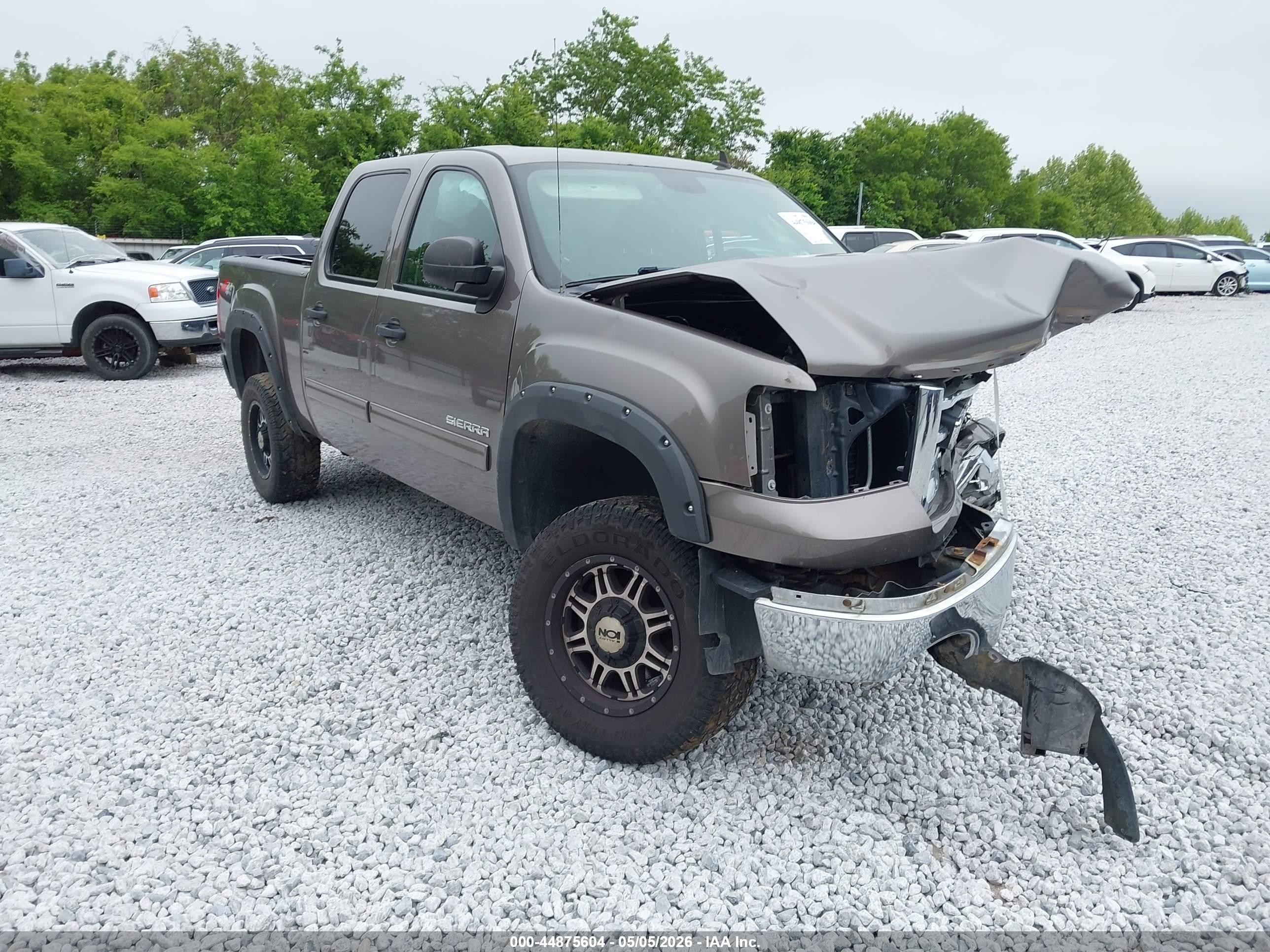 2013 Gmc Sierra 1500 Sle Silver vin: 3GTP2VEA7DG350721