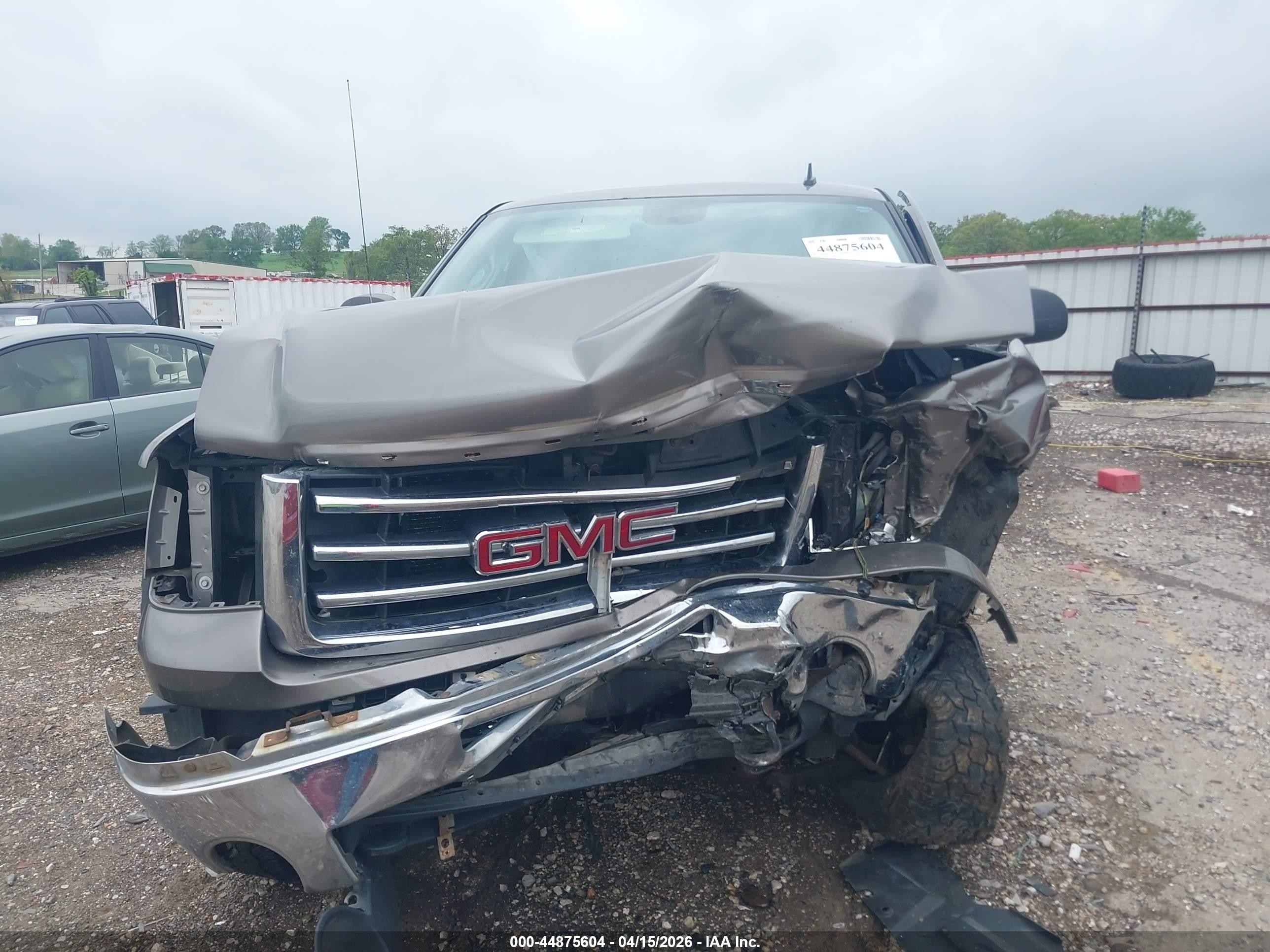 2013 Gmc Sierra 1500 Sle Серебряный vin: 3GTP2VEA7DG350721