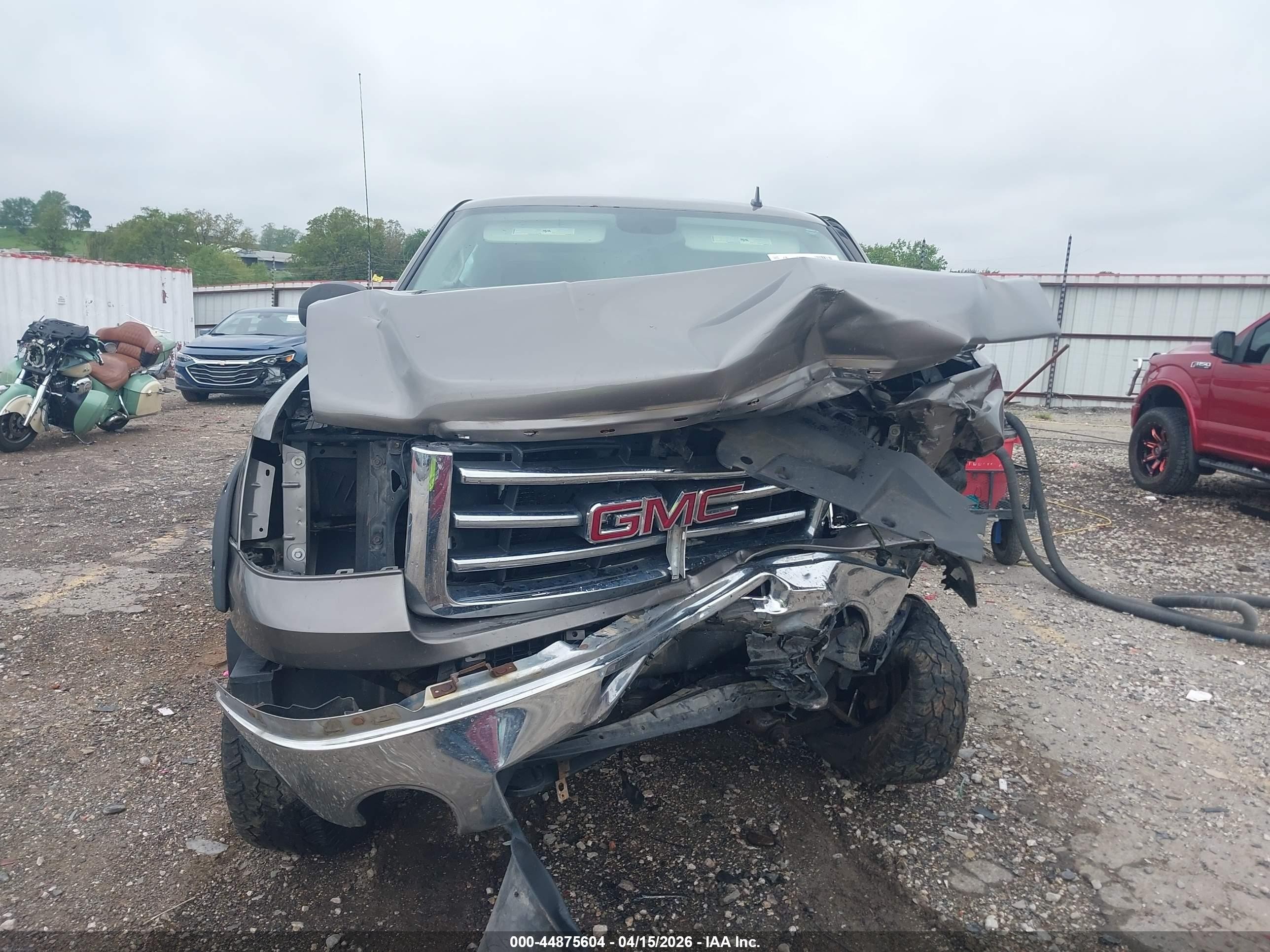 2013 Gmc Sierra 1500 Sle Серебряный vin: 3GTP2VEA7DG350721