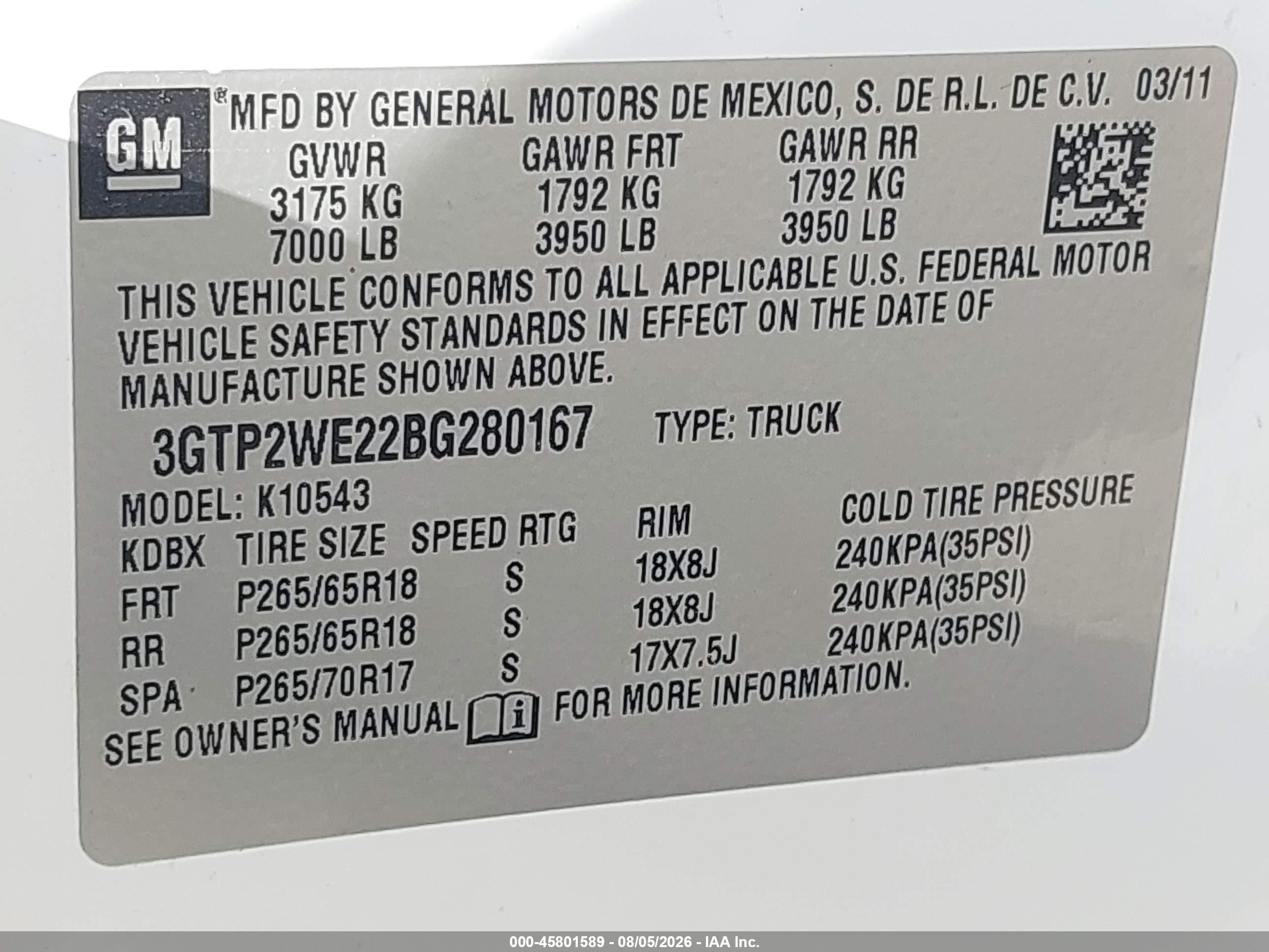 2011 Gmc Sierra 1500 Slt White vin: 3GTP2WE22BG280167