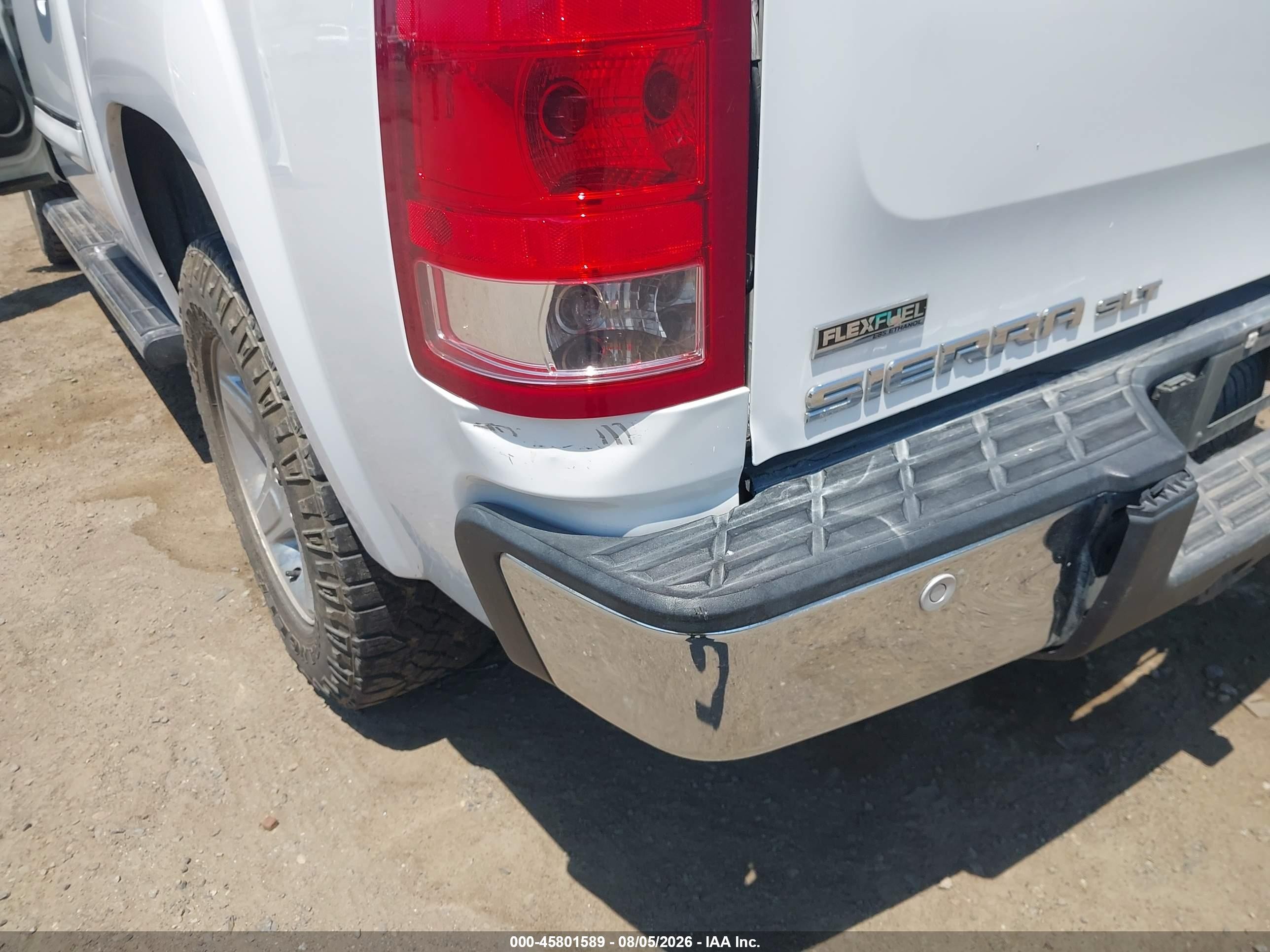2011 Gmc Sierra 1500 Slt White vin: 3GTP2WE22BG280167