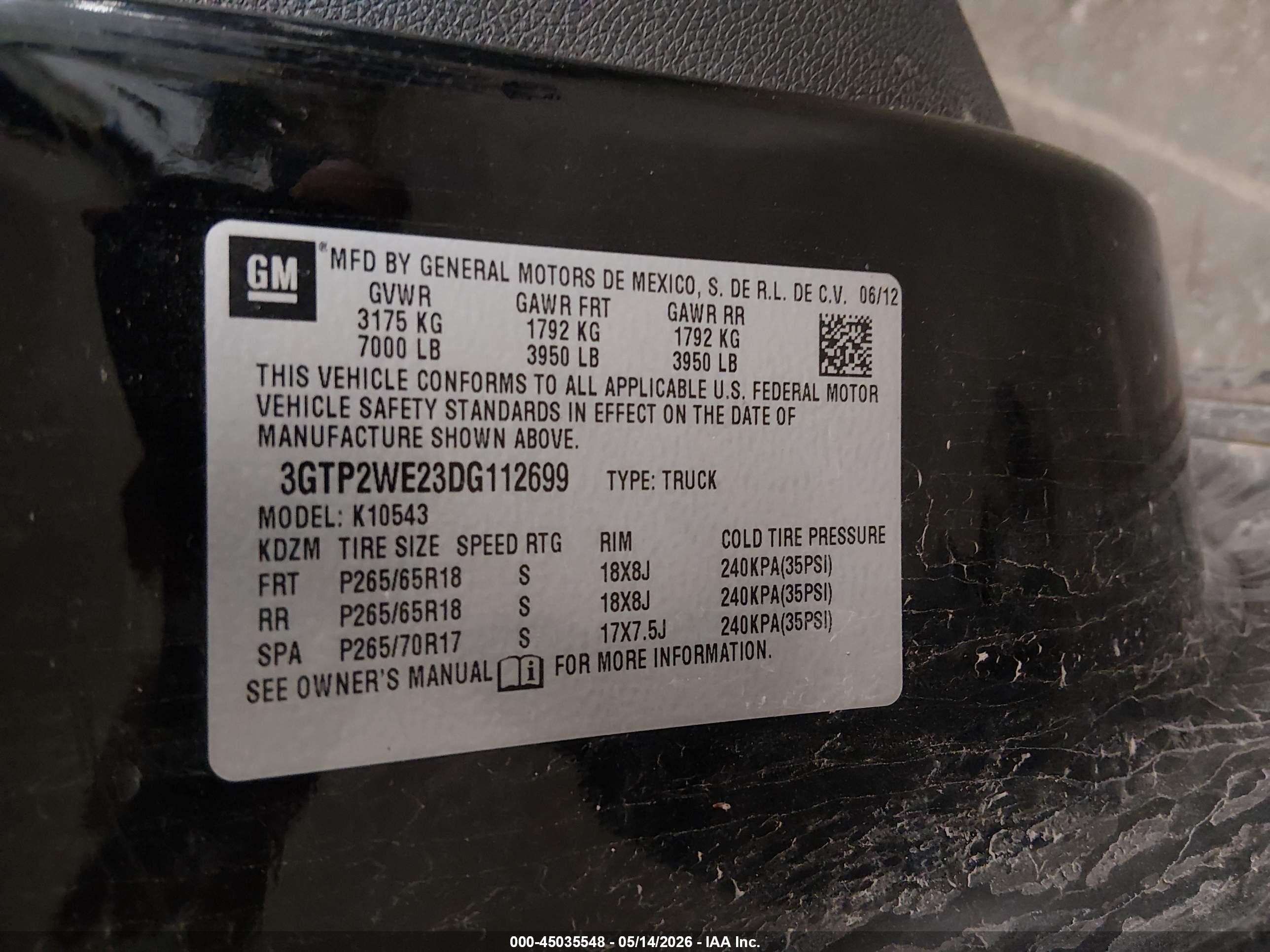 2013 Gmc Sierra 1500 Slt Черный vin: 3GTP2WE23DG112699