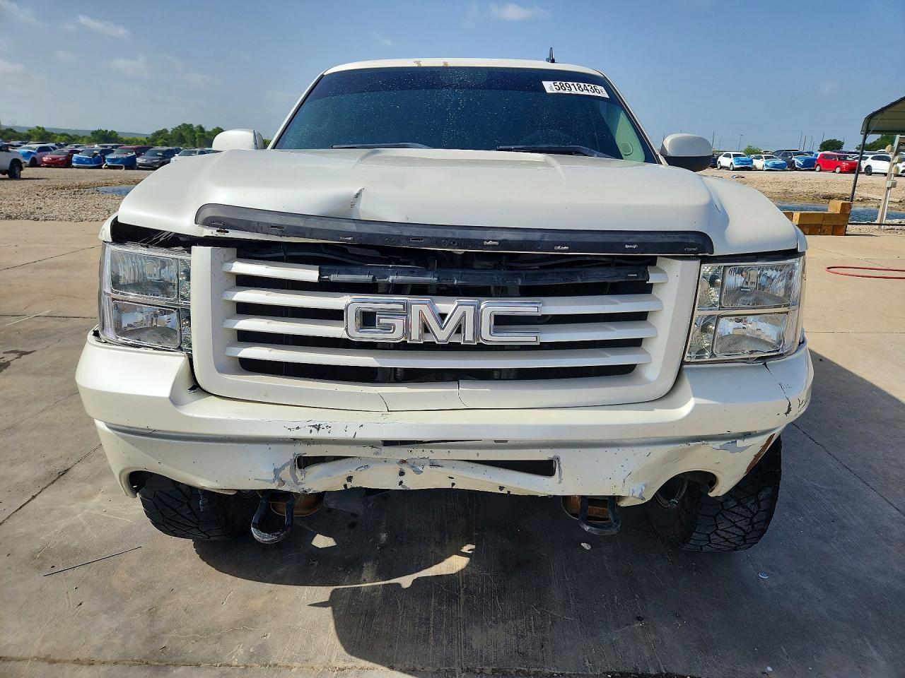 2013 Gmc Sierra K1500 Slt White vin: 3GTP2WE24DG159997