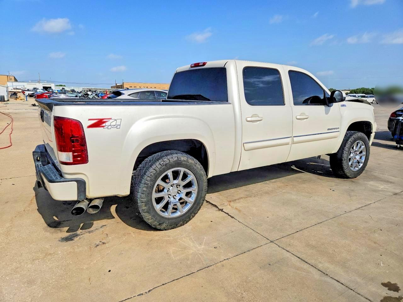 2013 Gmc Sierra K1500 Slt White vin: 3GTP2WE24DG159997