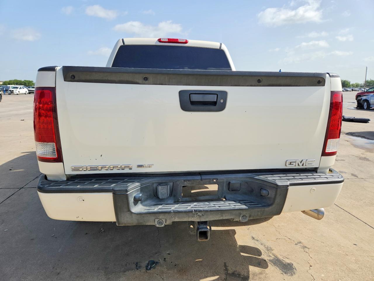 2013 Gmc Sierra K1500 Slt White vin: 3GTP2WE24DG159997