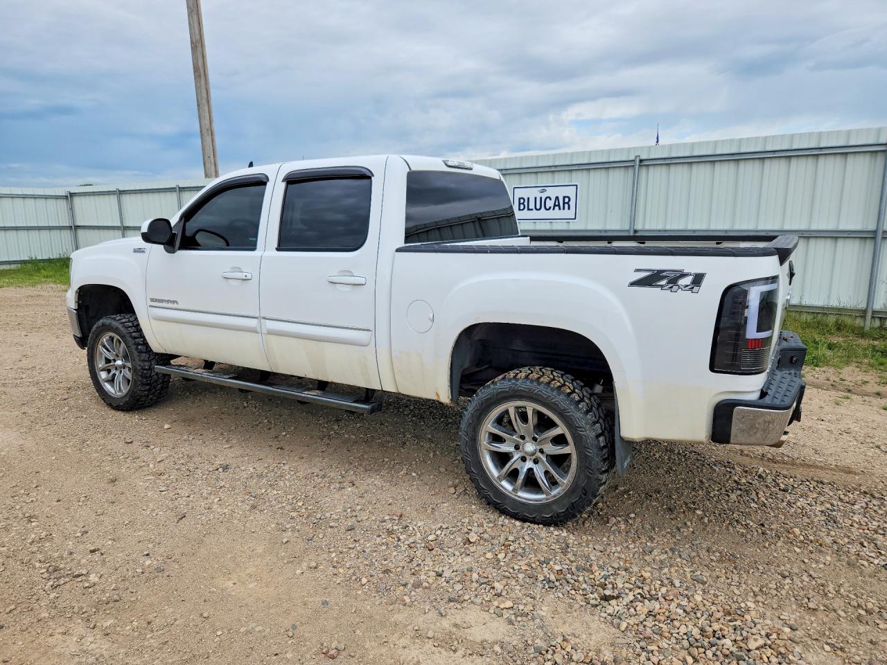 2013 Gmc Sierra K1500 Slt White vin: 3GTP2WE25DG269375