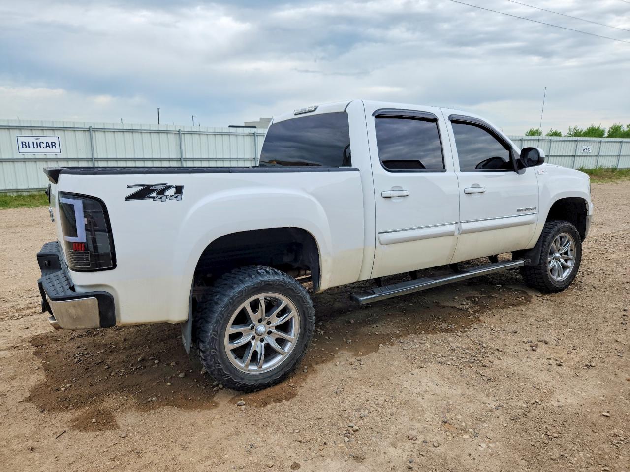 2013 Gmc Sierra K1500 Slt White vin: 3GTP2WE25DG269375