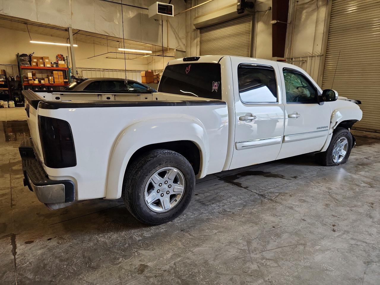2013 Gmc Sierra K1500 Slt White vin: 3GTP2WE25DG365958