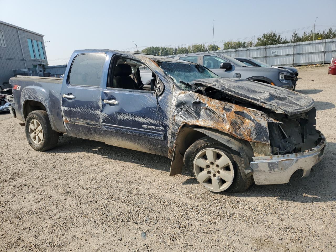 2011 Gmc Sierra K1500 Slt Blue vin: 3GTP2WE30BG220378