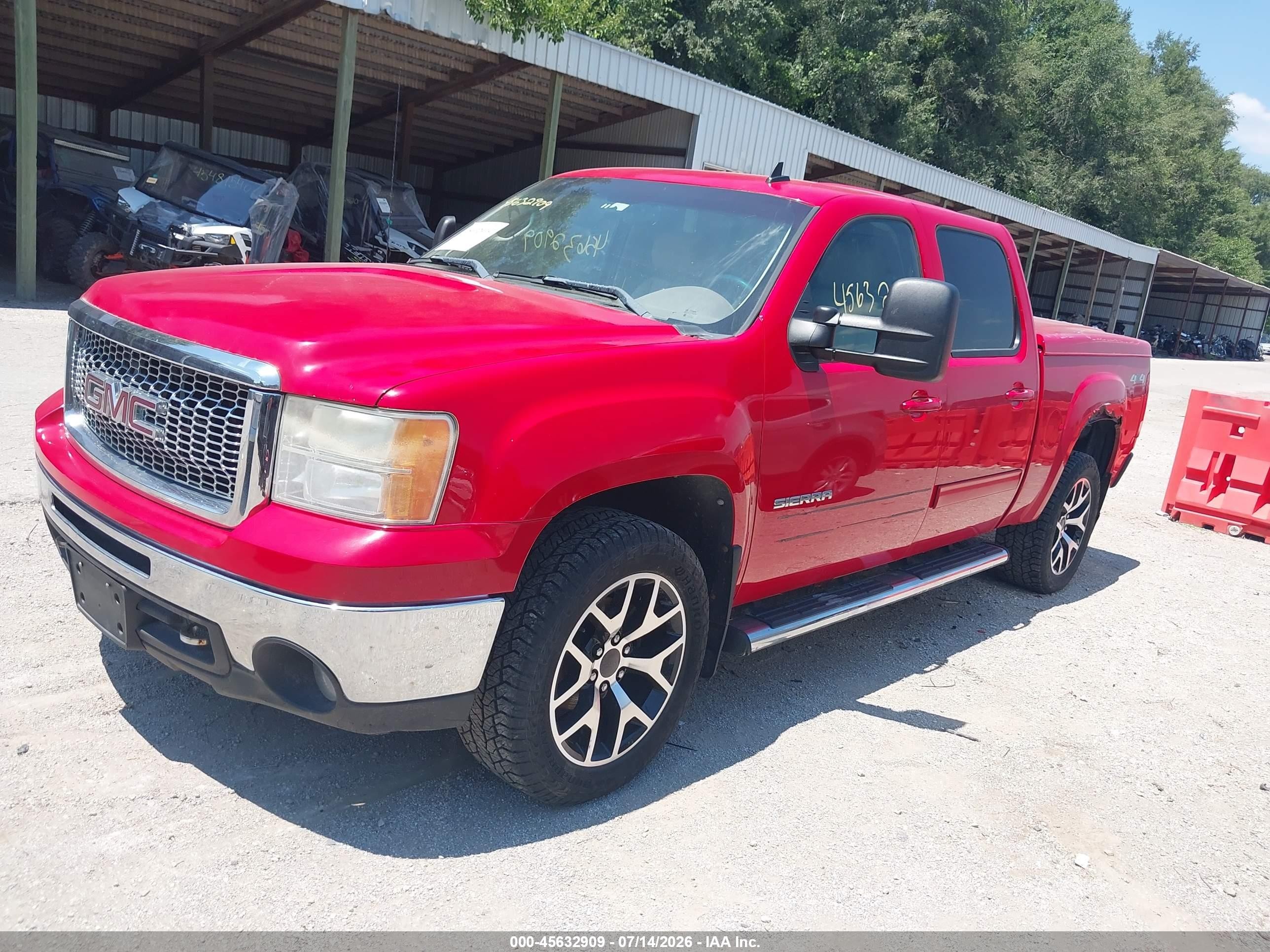 2011 Gmc Sierra 1500 Slt Red vin: 3GTP2WE30BG312574