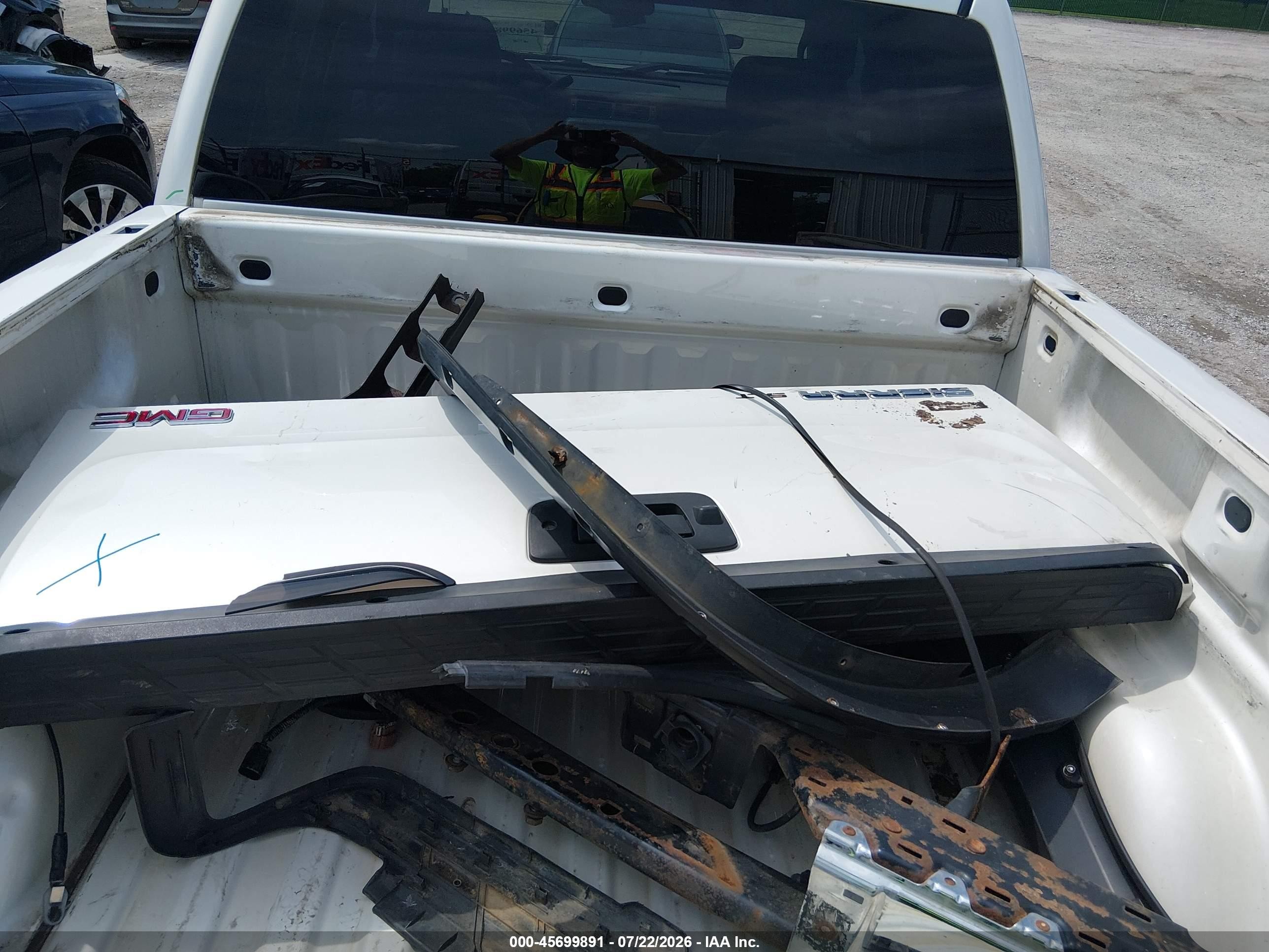 2011 Gmc Sierra 1500 Slt Белый vin: 3GTP2WE31BG151877