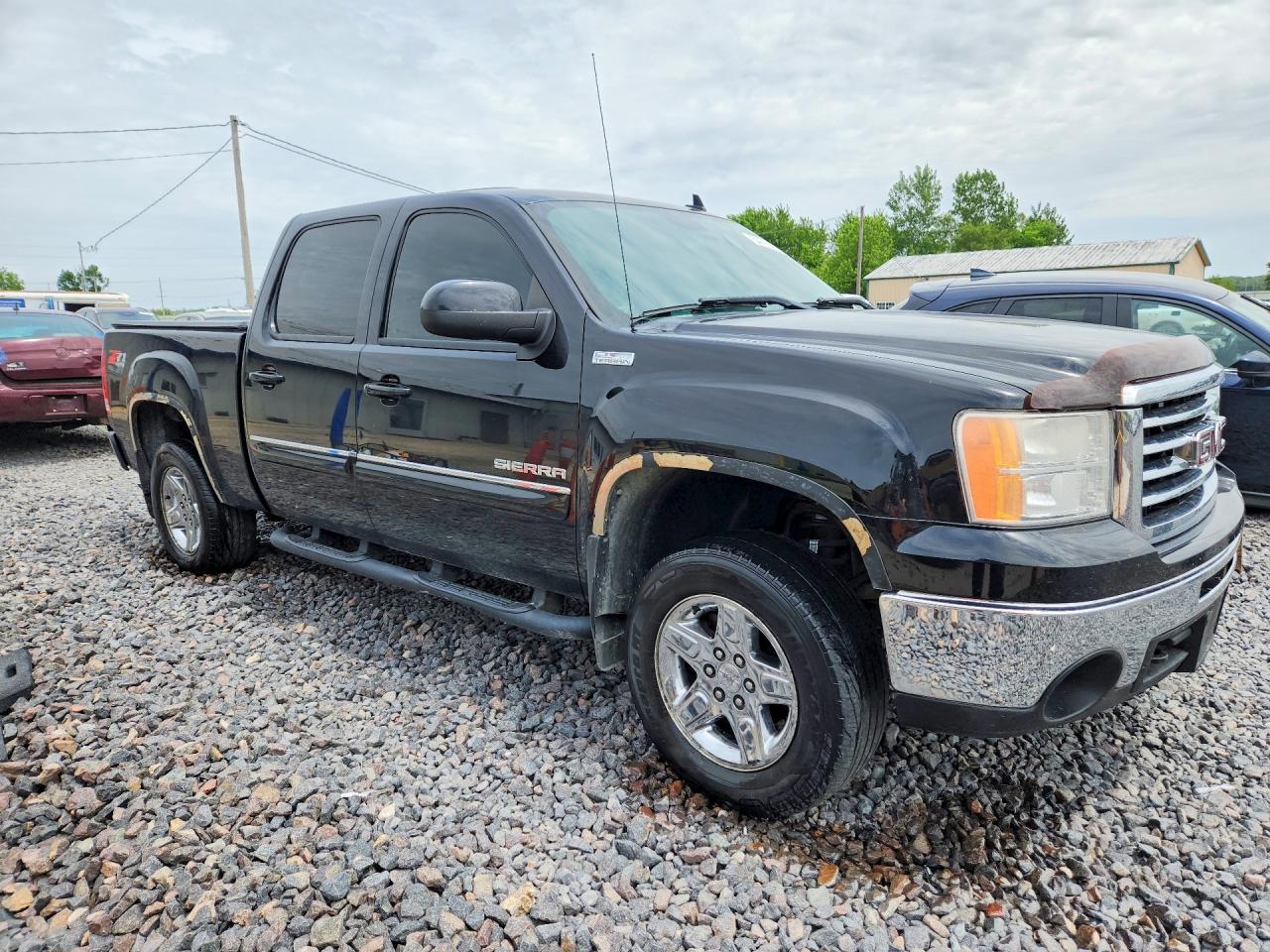 2011 Gmc Sierra K1500 Slt Black vin: 3GTP2WE31BG257892