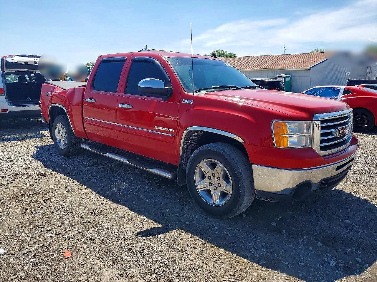 2011 Gmc Sierra Red vin: 3GTP2WE31BG271159