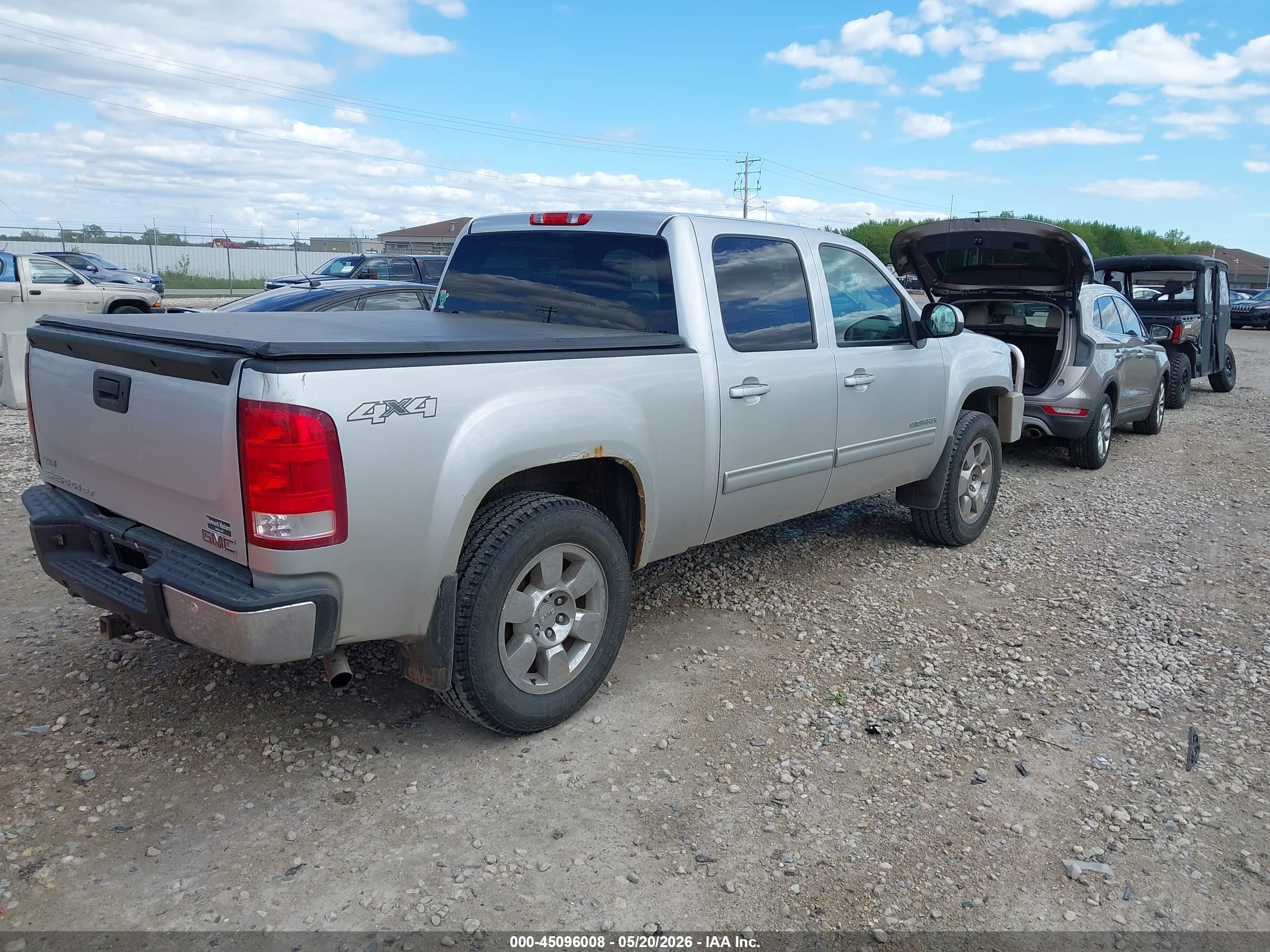 2011 Gmc Sierra 1500 Slt Серебряный vin: 3GTP2WE32BG296460