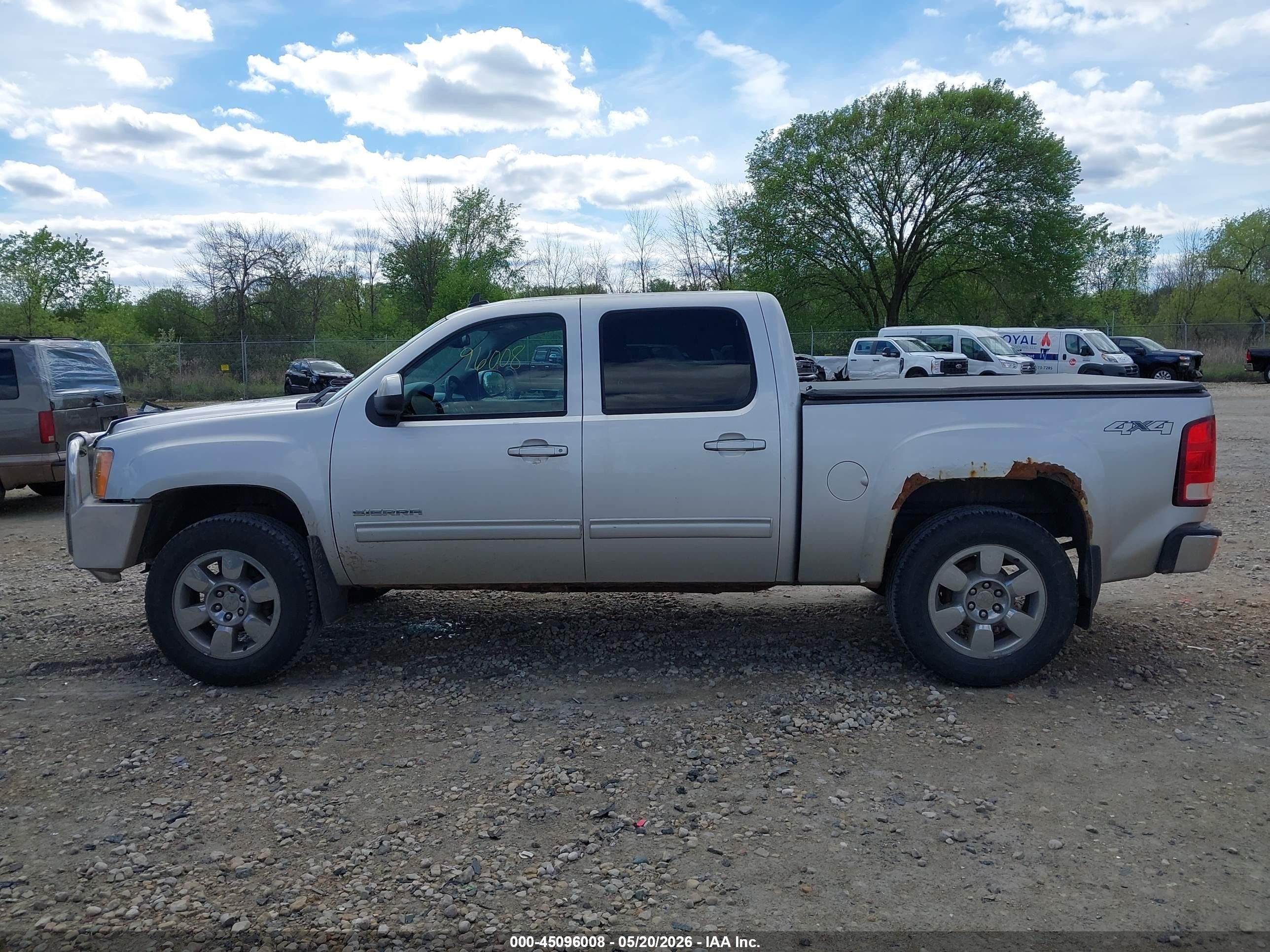 2011 Gmc Sierra 1500 Slt Серебряный vin: 3GTP2WE32BG296460