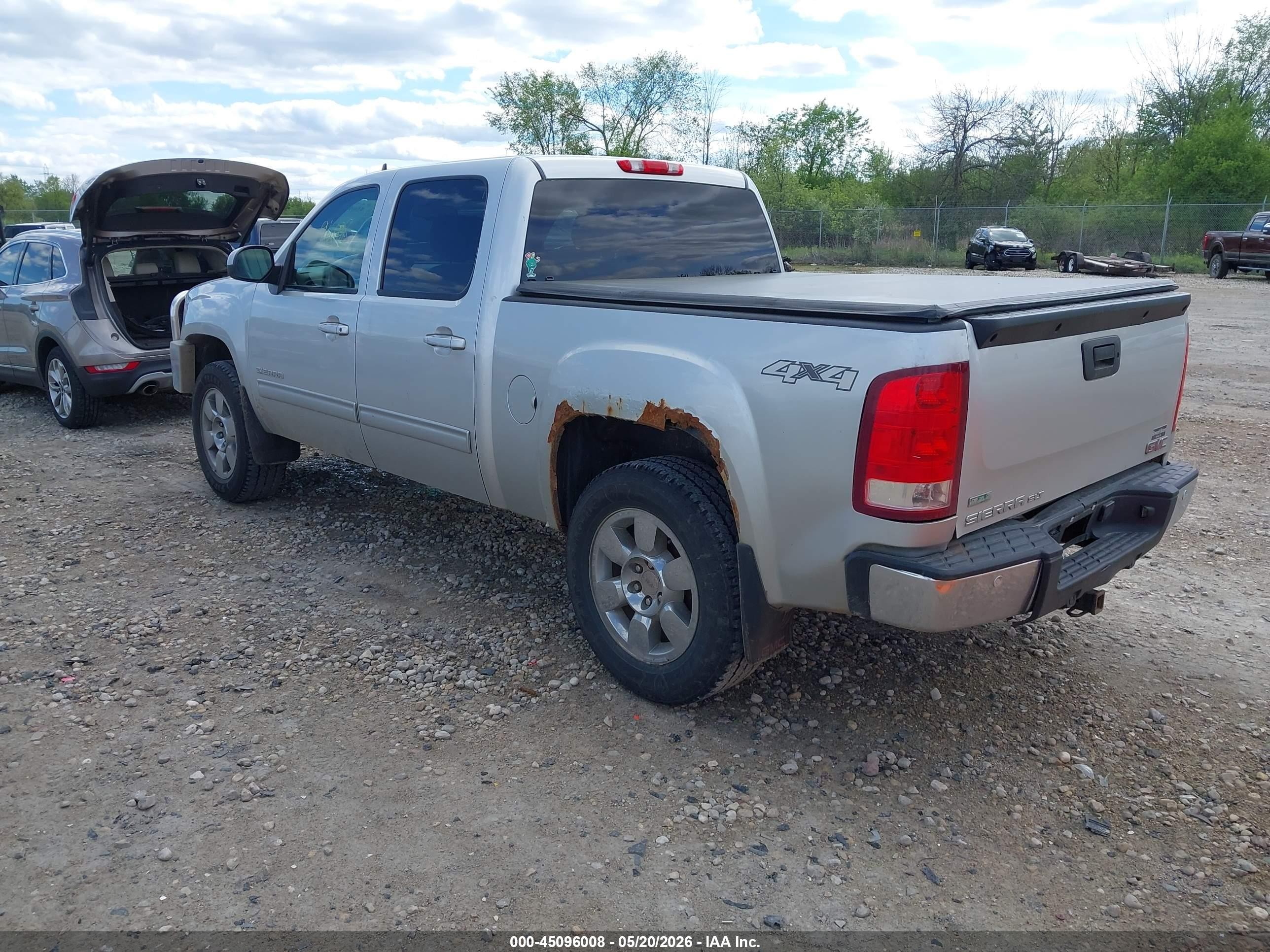 2011 Gmc Sierra 1500 Slt Серебряный vin: 3GTP2WE32BG296460