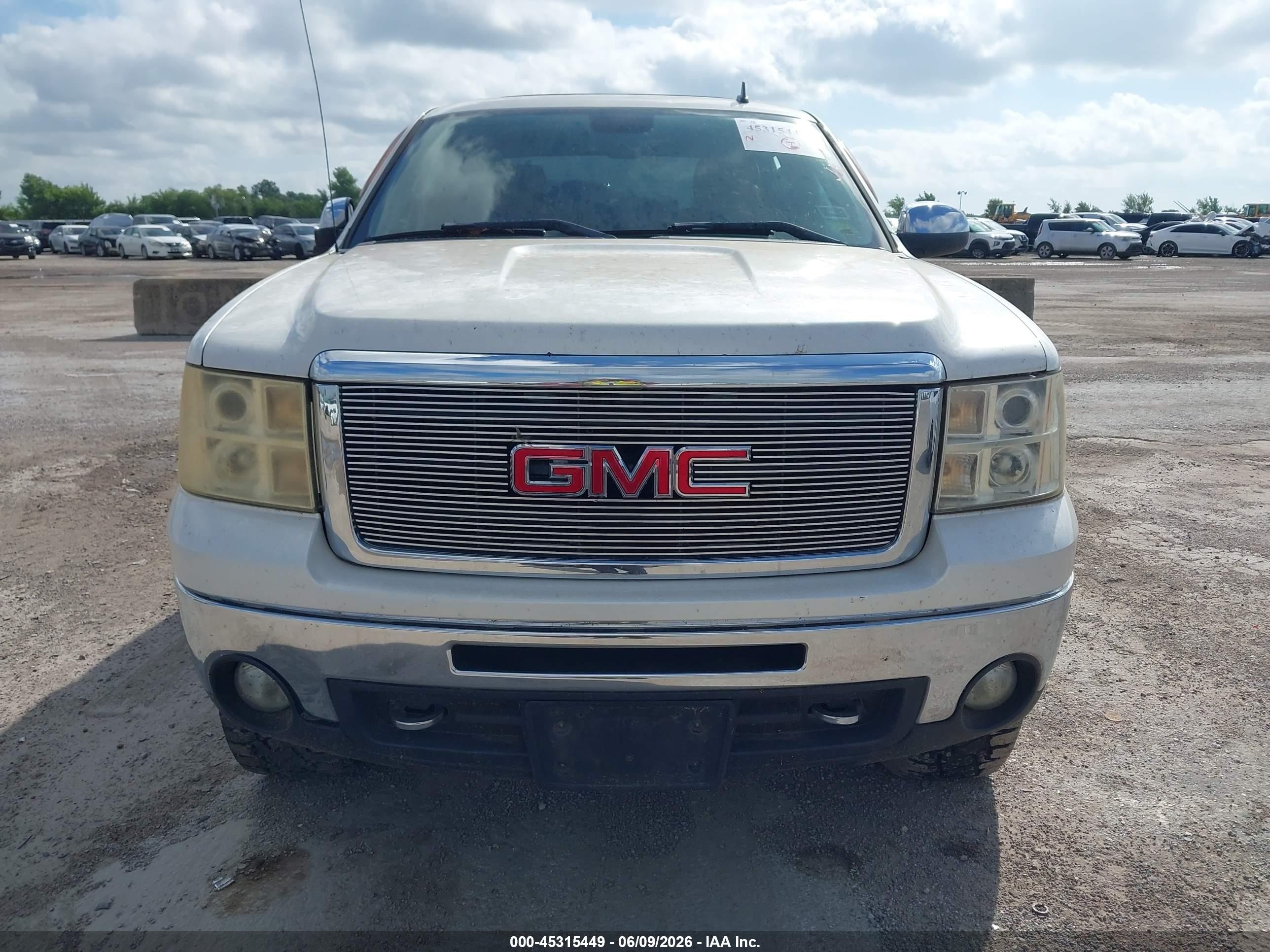 2011 Gmc Sierra 1500 Slt White vin: 3GTP2WE33BG253391
