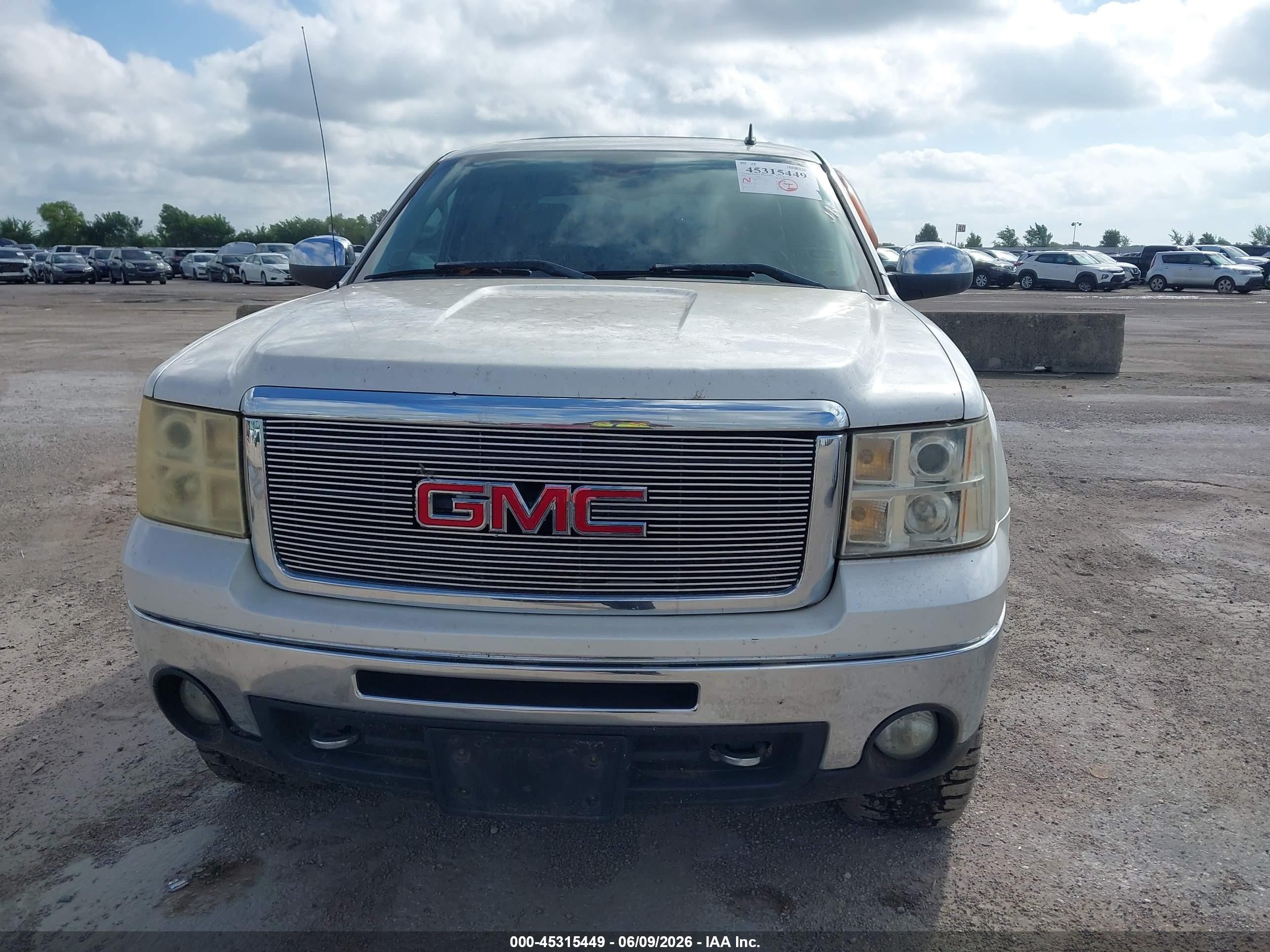2011 Gmc Sierra 1500 Slt White vin: 3GTP2WE33BG253391