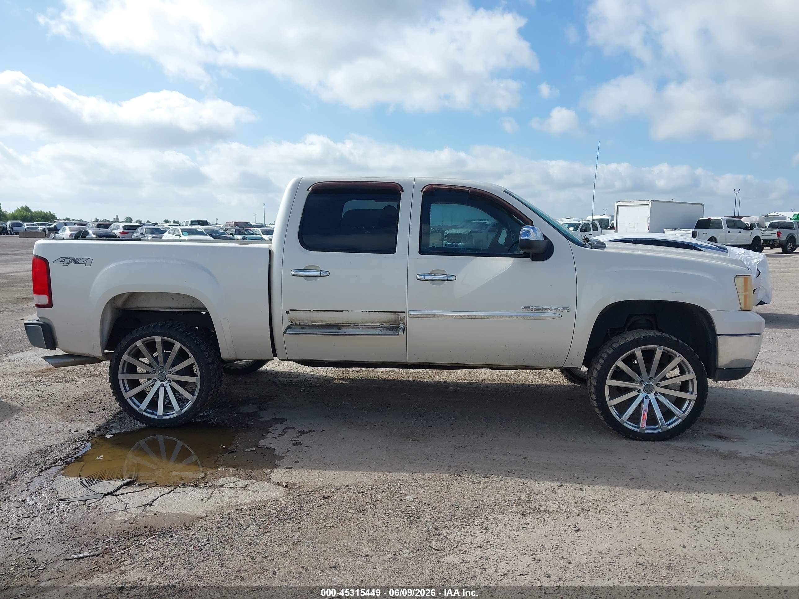 2011 Gmc Sierra 1500 Slt White vin: 3GTP2WE33BG253391