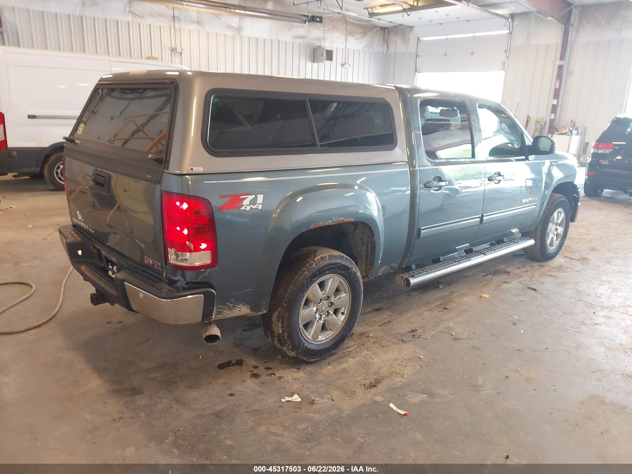 2011 Gmc Sierra 1500 Slt Gray vin: 3GTP2WE33BG338909