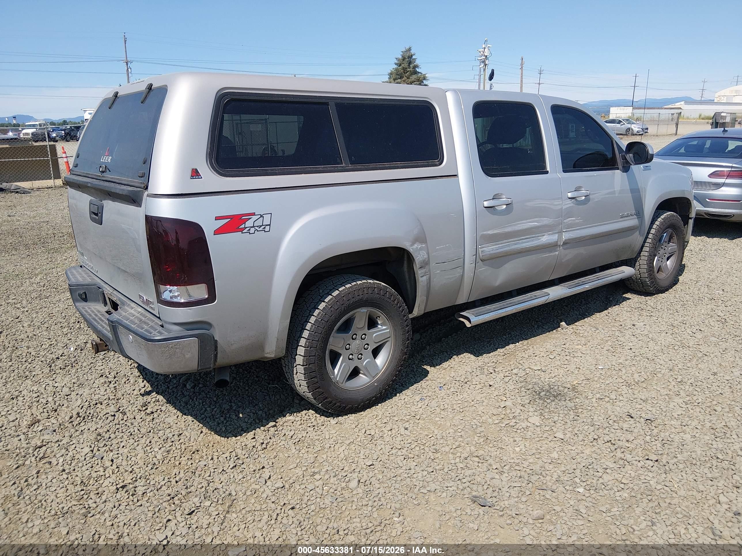 2011 Gmc Sierra 1500 Slt Silver vin: 3GTP2WE34BG153767