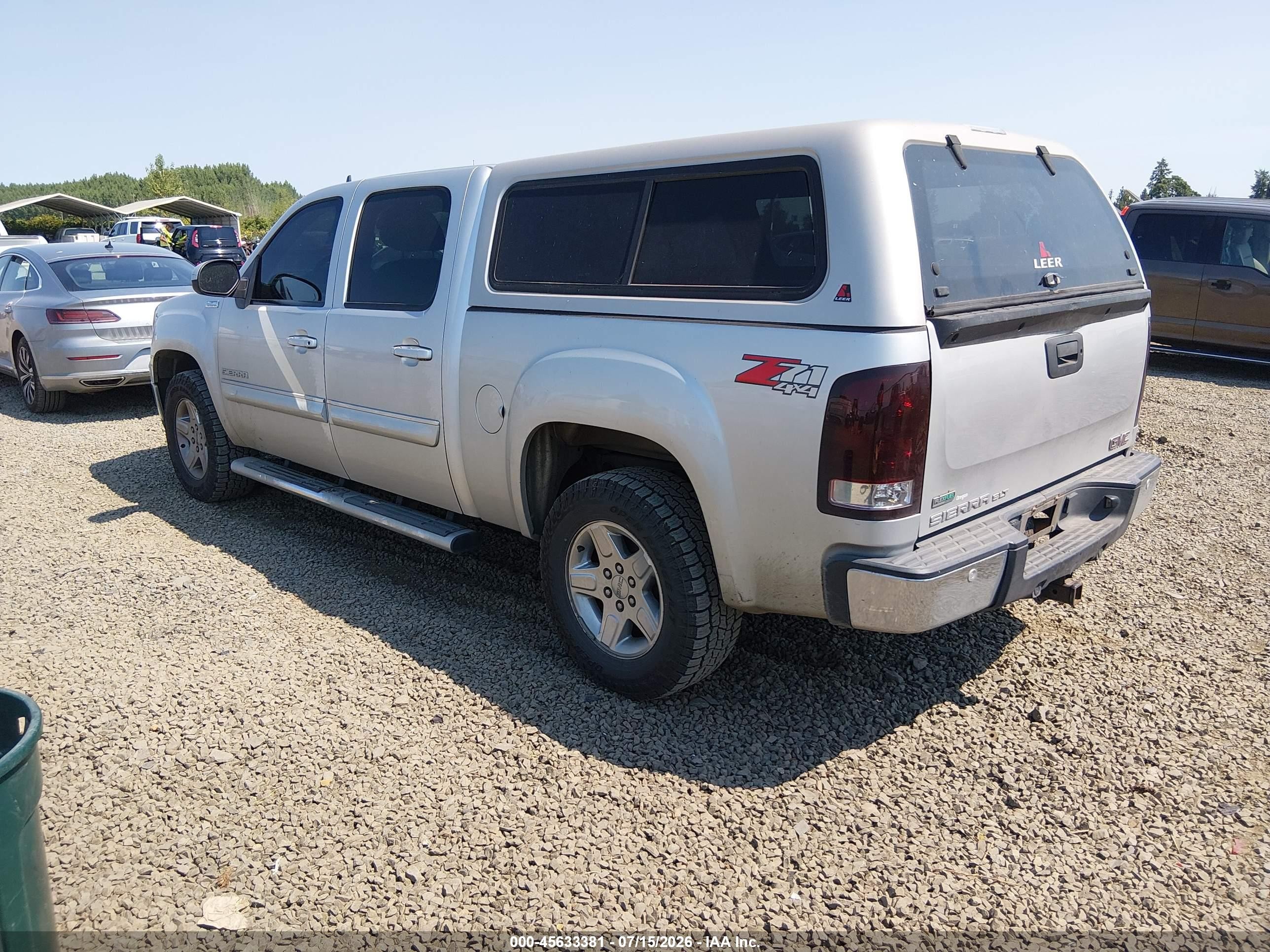 2011 Gmc Sierra 1500 Slt Silver vin: 3GTP2WE34BG153767