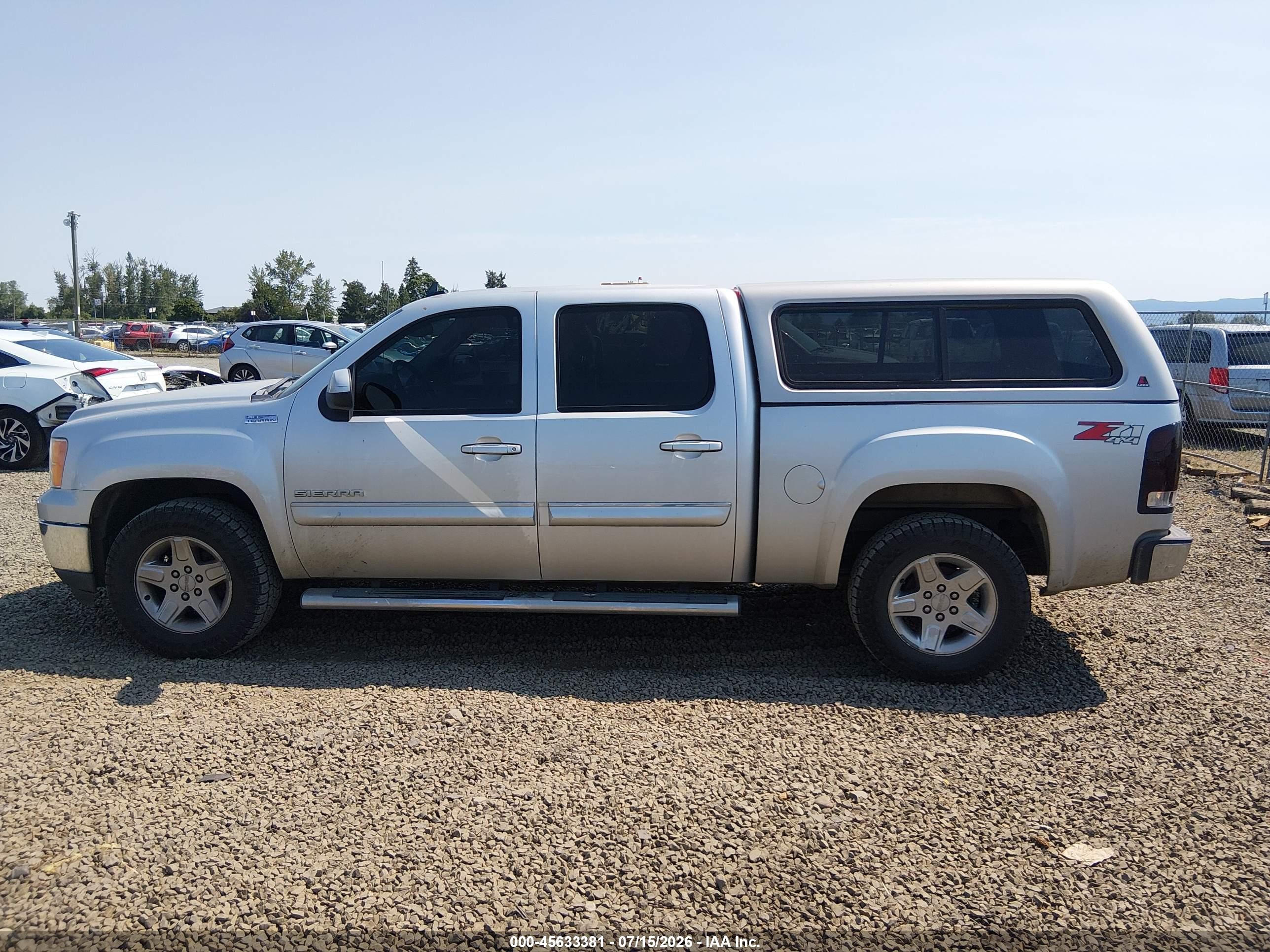 2011 Gmc Sierra 1500 Slt Silver vin: 3GTP2WE34BG153767
