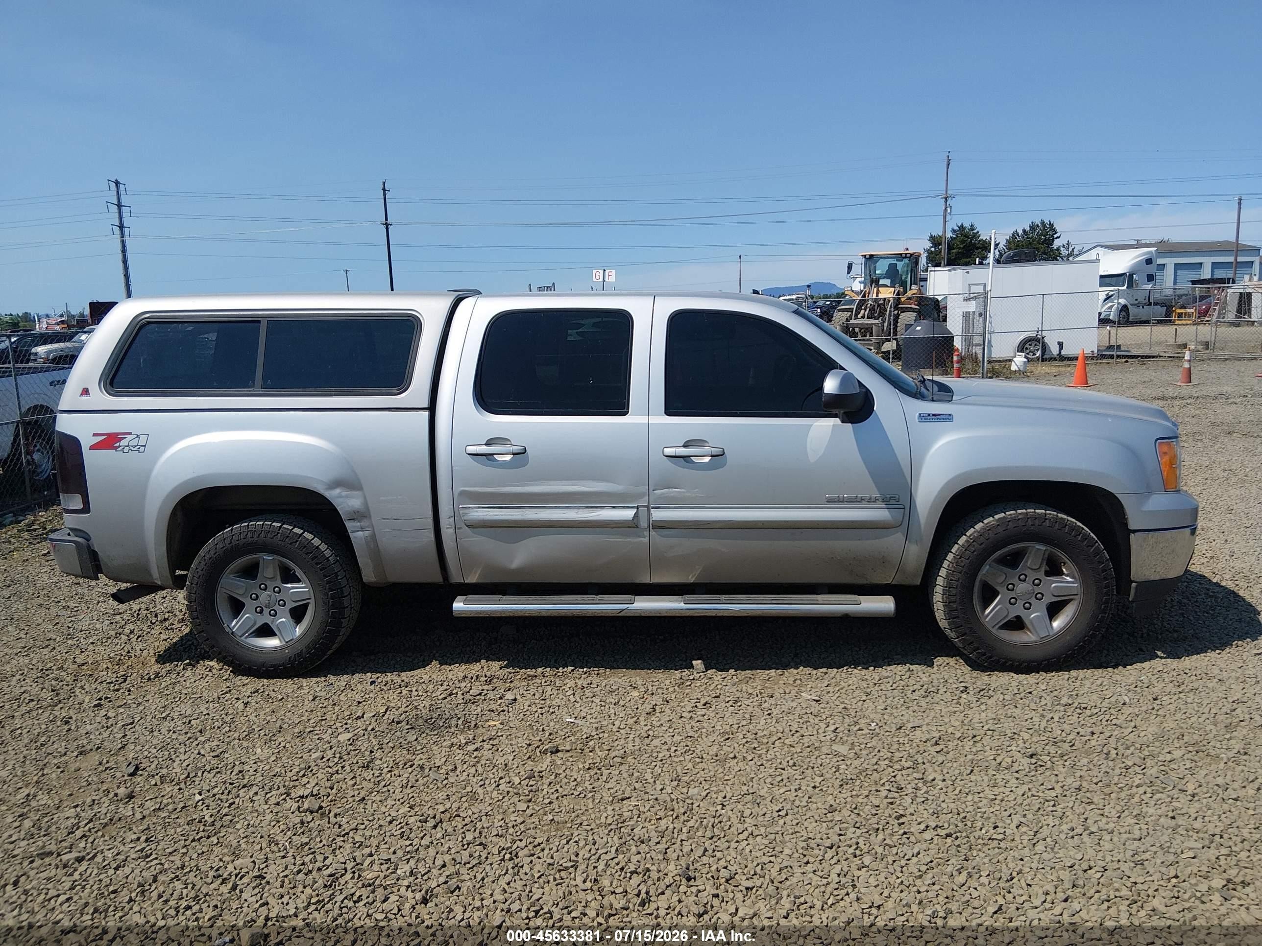 2011 Gmc Sierra 1500 Slt Silver vin: 3GTP2WE34BG153767