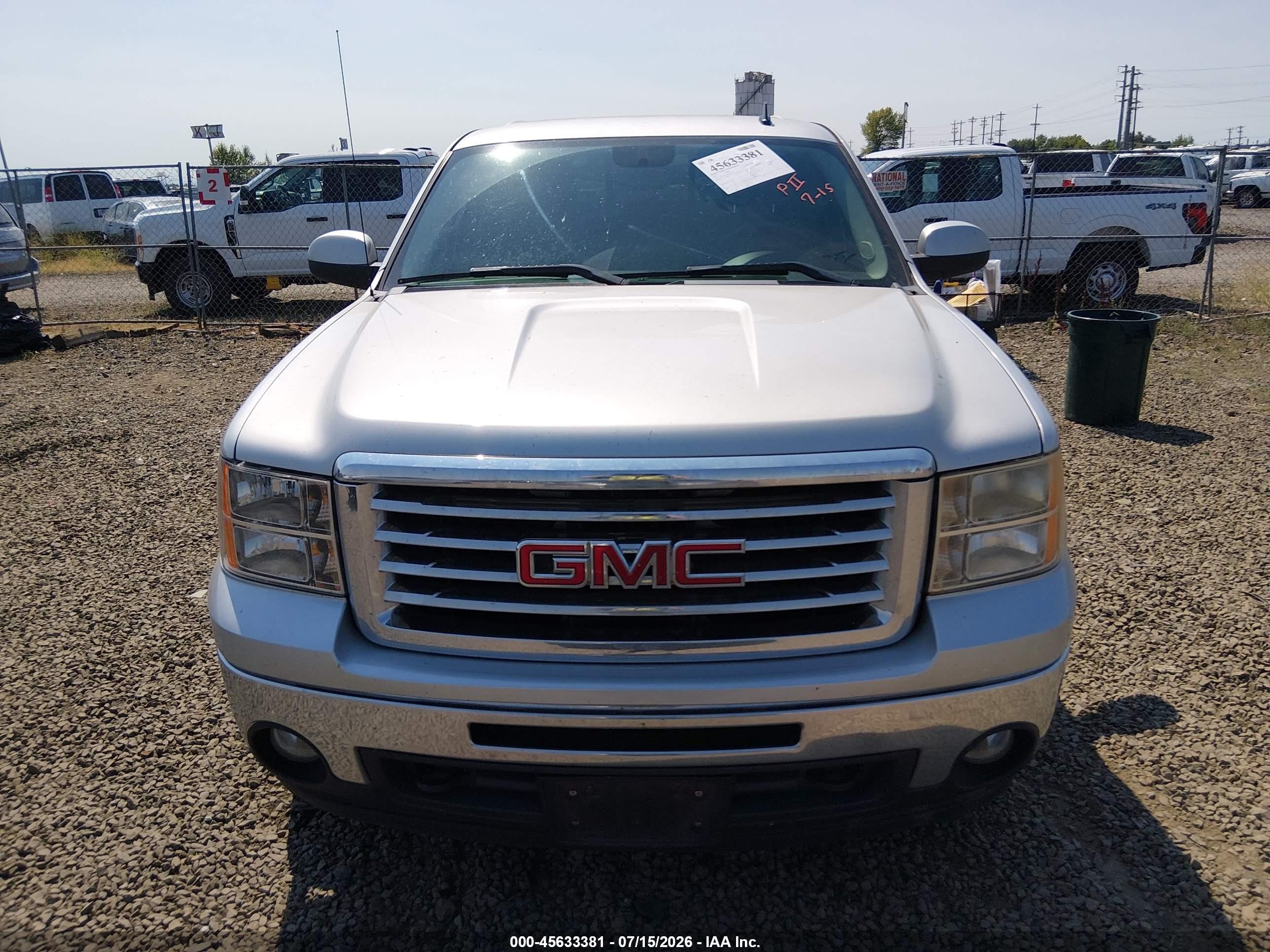 2011 Gmc Sierra 1500 Slt Silver vin: 3GTP2WE34BG153767