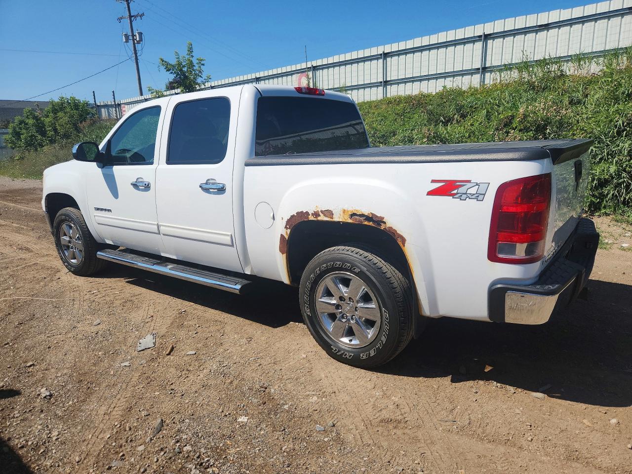 2011 Gmc Sierra K1500 Slt White vin: 3GTP2WE34BG365486