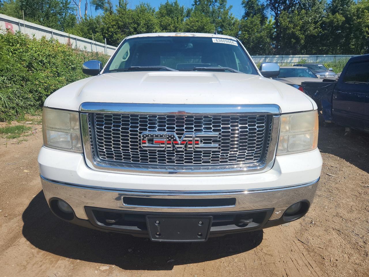 2011 Gmc Sierra K1500 Slt White vin: 3GTP2WE34BG365486