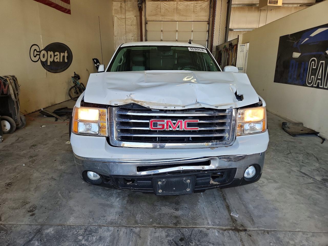 2011 Gmc Sierra K1500 Slt White vin: 3GTP2WE35BG209005