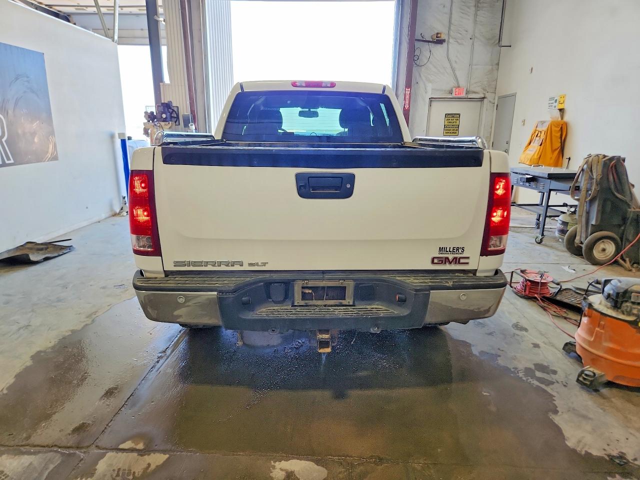 2011 Gmc Sierra K1500 Slt White vin: 3GTP2WE35BG209005