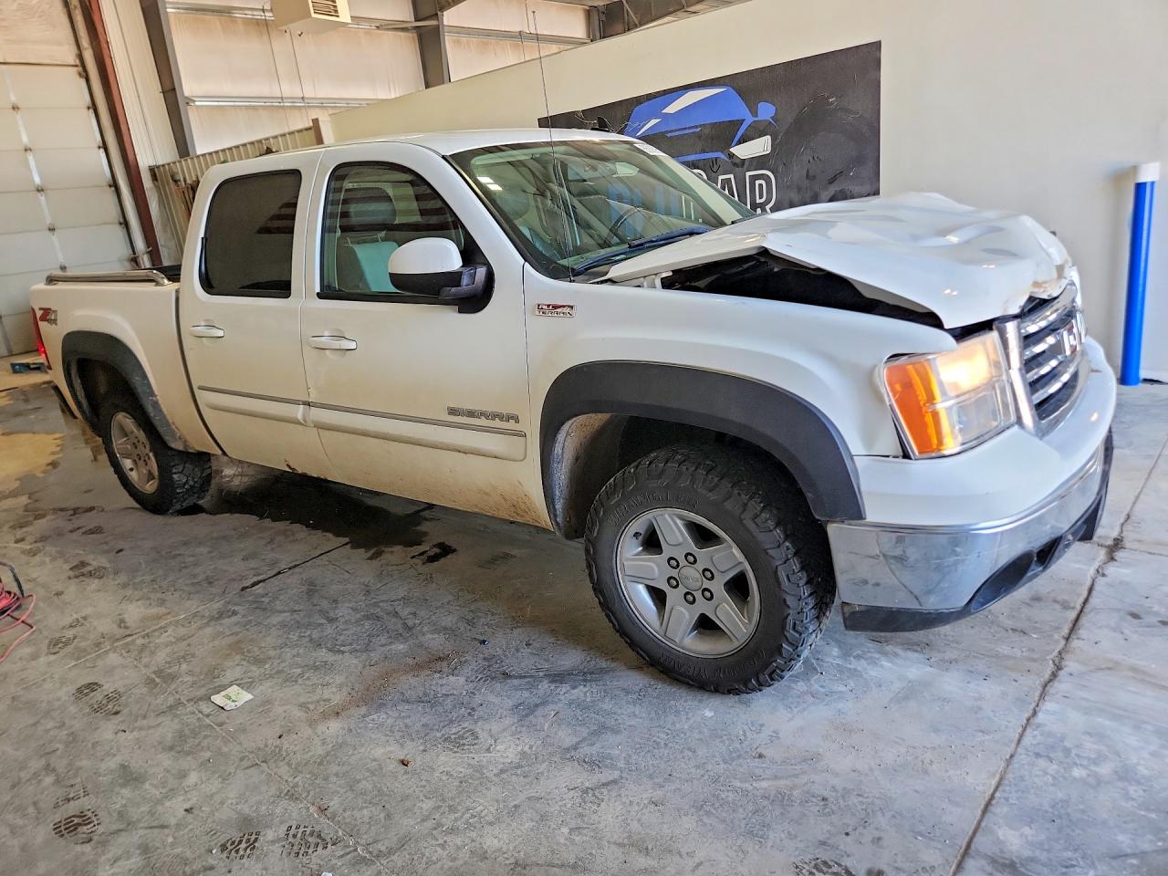 2011 Gmc Sierra K1500 Slt White vin: 3GTP2WE35BG209005