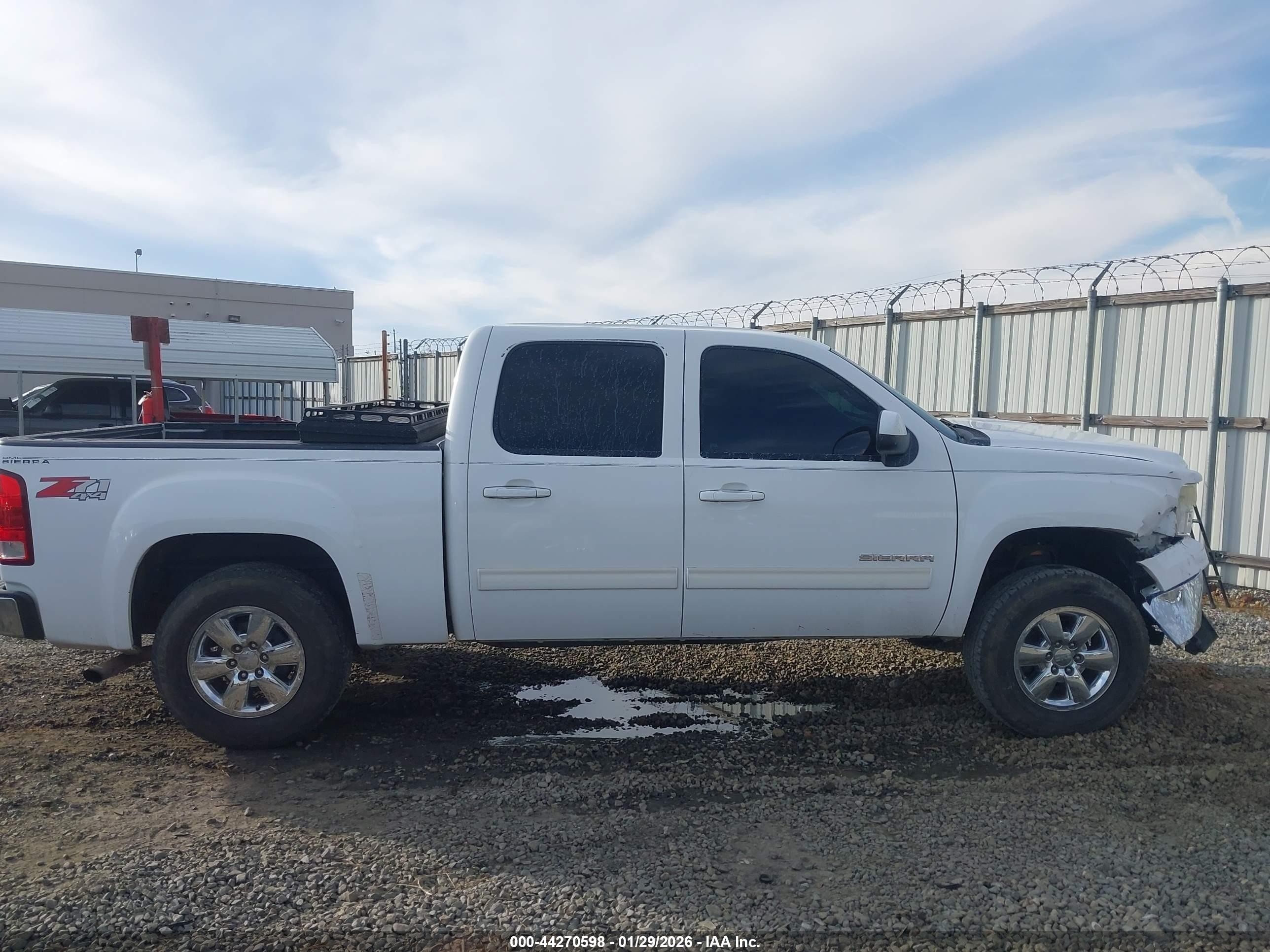 2011 Gmc Sierra 1500 Slt White vin: 3GTP2WE35BG278535