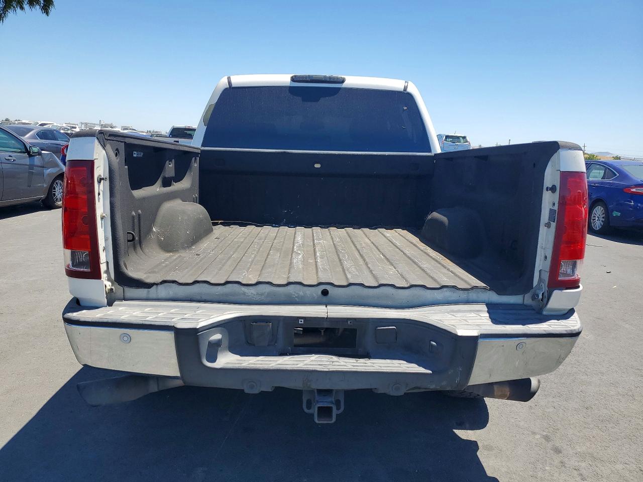 2011 Gmc Sierra K1500 Slt White vin: 3GTP2WE36BG227657