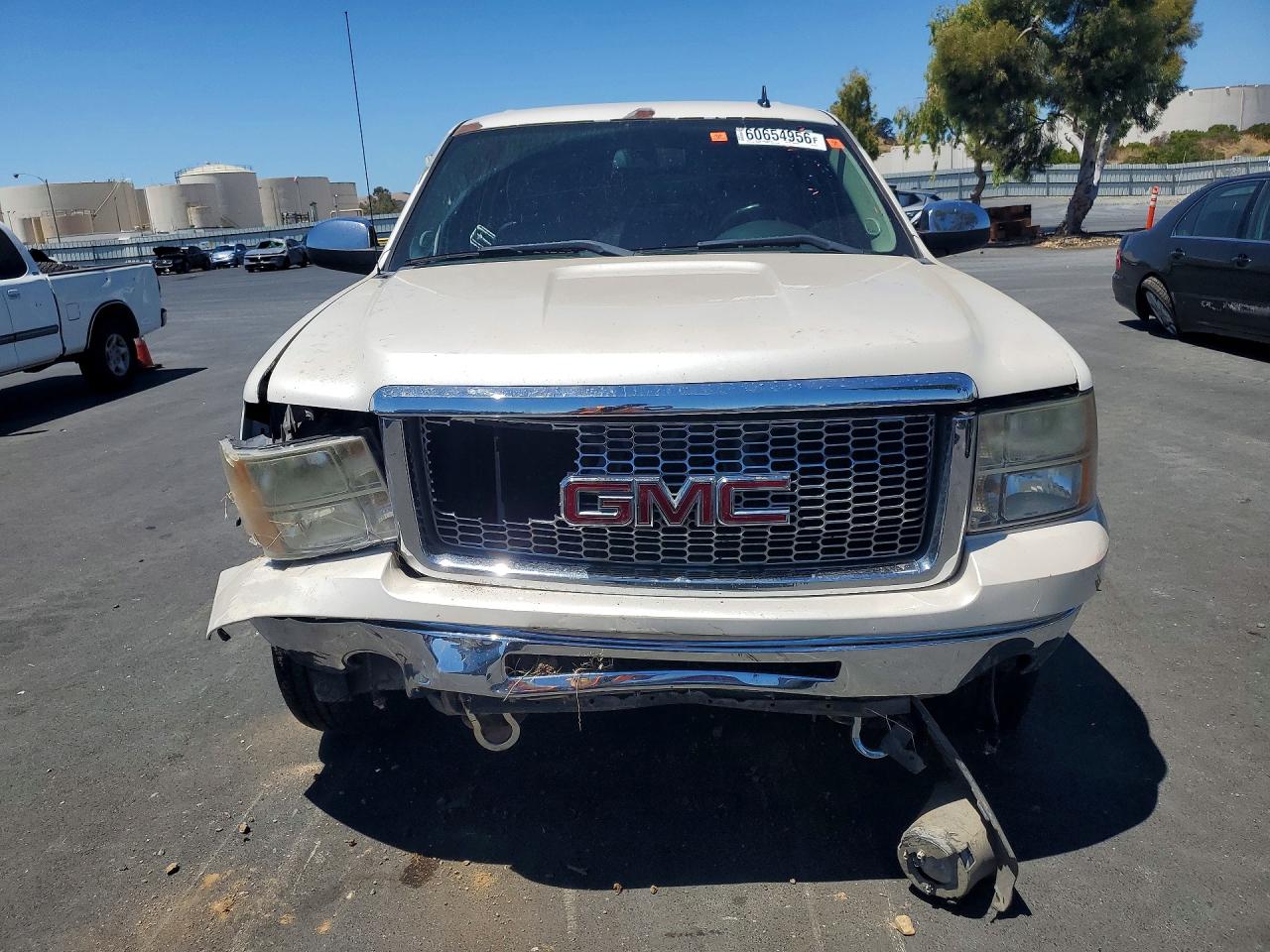 2011 Gmc Sierra K1500 Slt White vin: 3GTP2WE36BG227657
