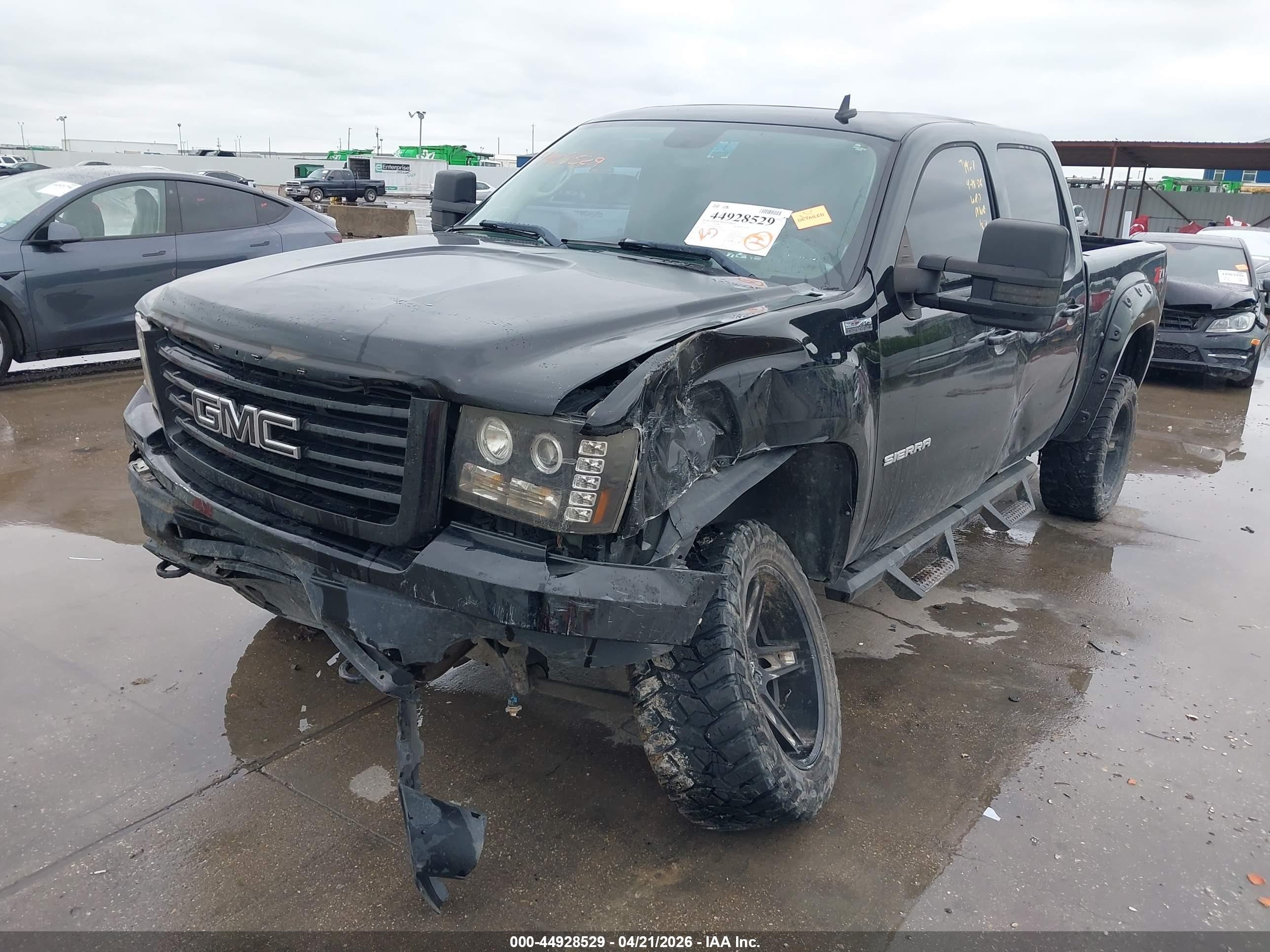 2011 Gmc Sierra 1500 Slt Черный vin: 3GTP2WE36BG282240