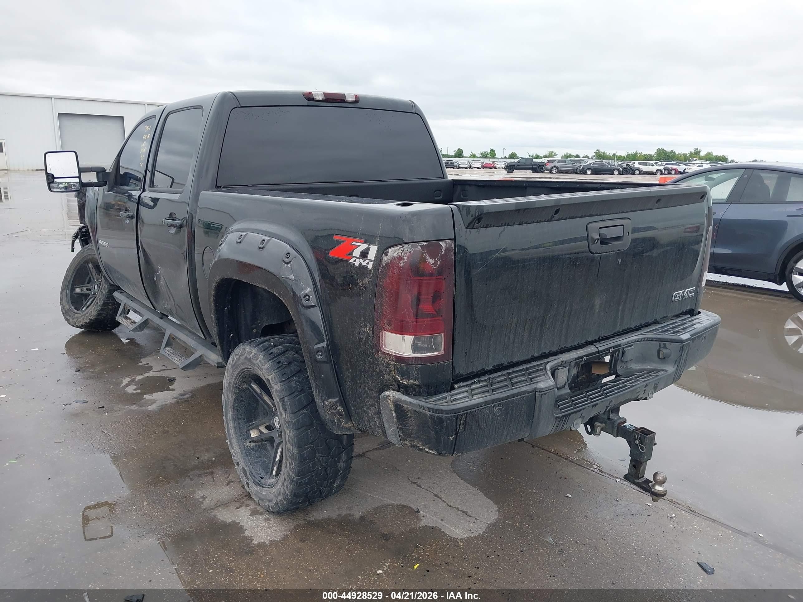 2011 Gmc Sierra 1500 Slt Черный vin: 3GTP2WE36BG282240