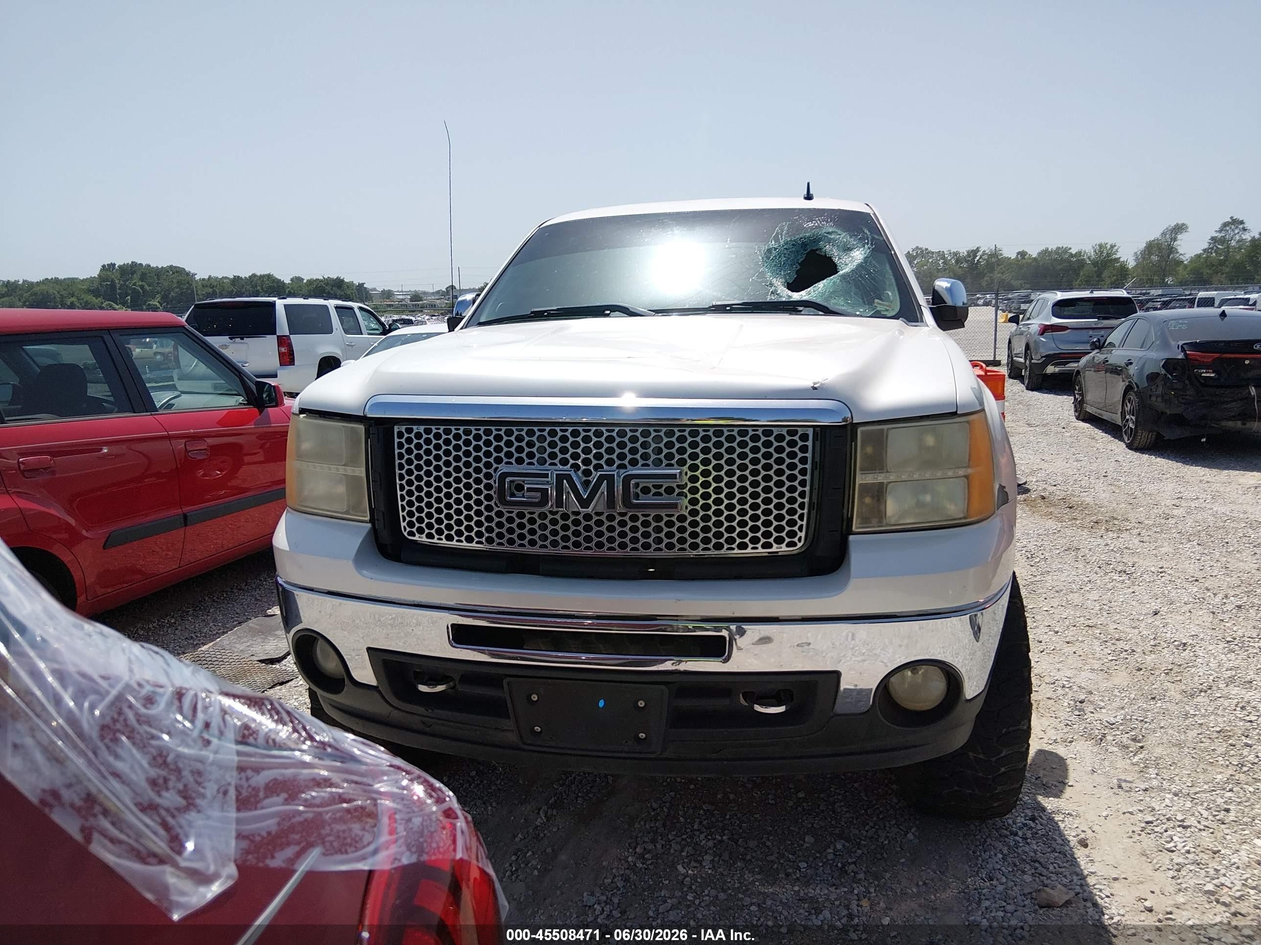 2011 Gmc Sierra 1500 Slt White vin: 3GTP2WE36BG365053