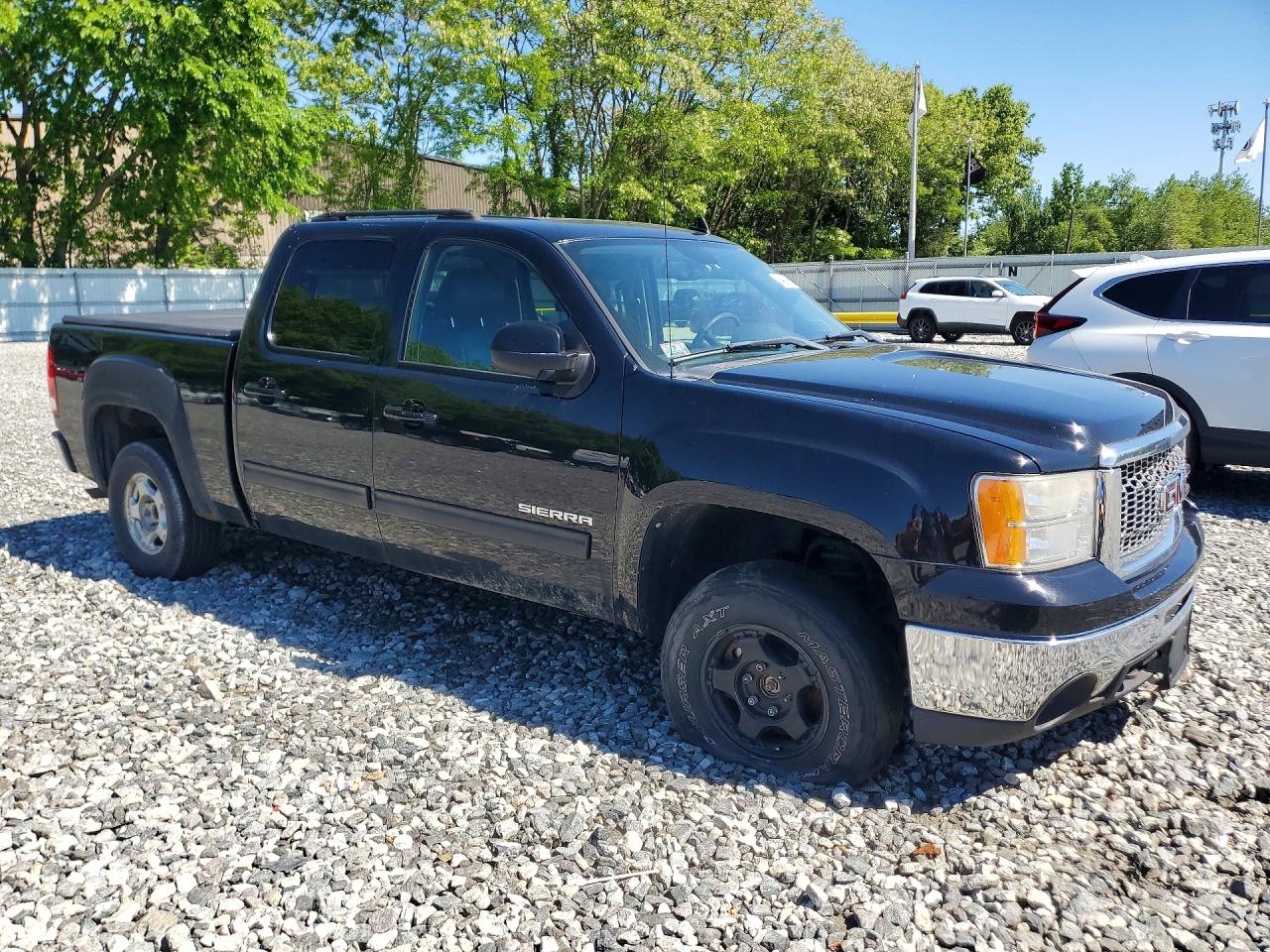 2011 Gmc Sierra K1500 Slt Black vin: 3GTP2WE36BG389725