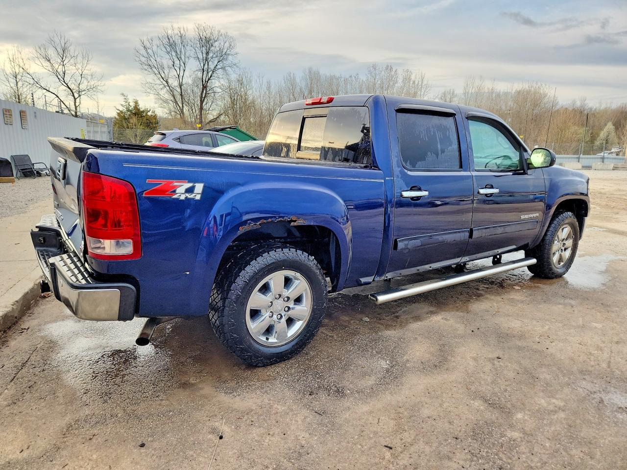 2011 Gmc Sierra K1500 Slt Blue vin: 3GTP2WE37BG141838