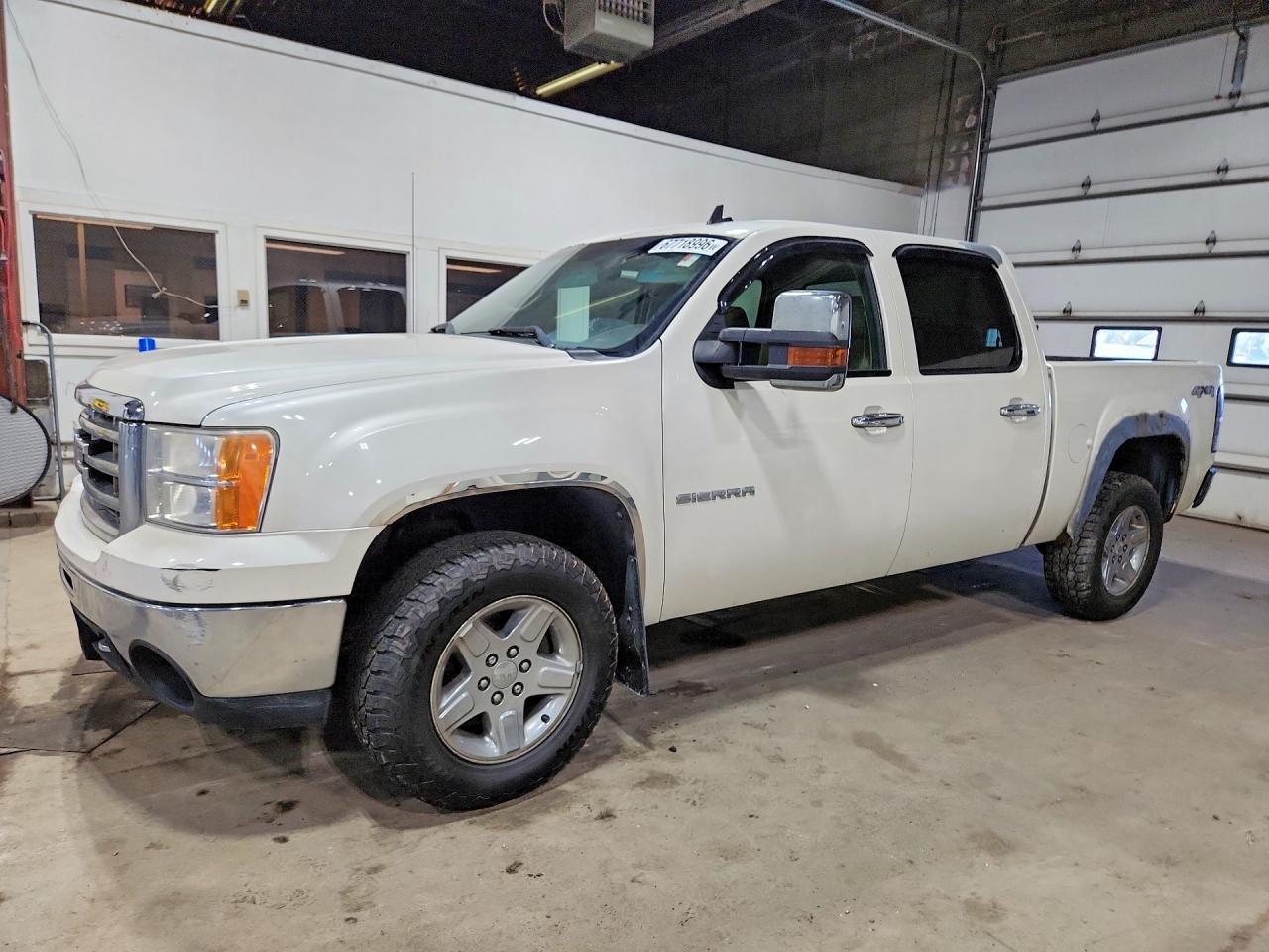 2011 Gmc Sierra K1500 Slt Белый vin: 3GTP2WE37BG218109