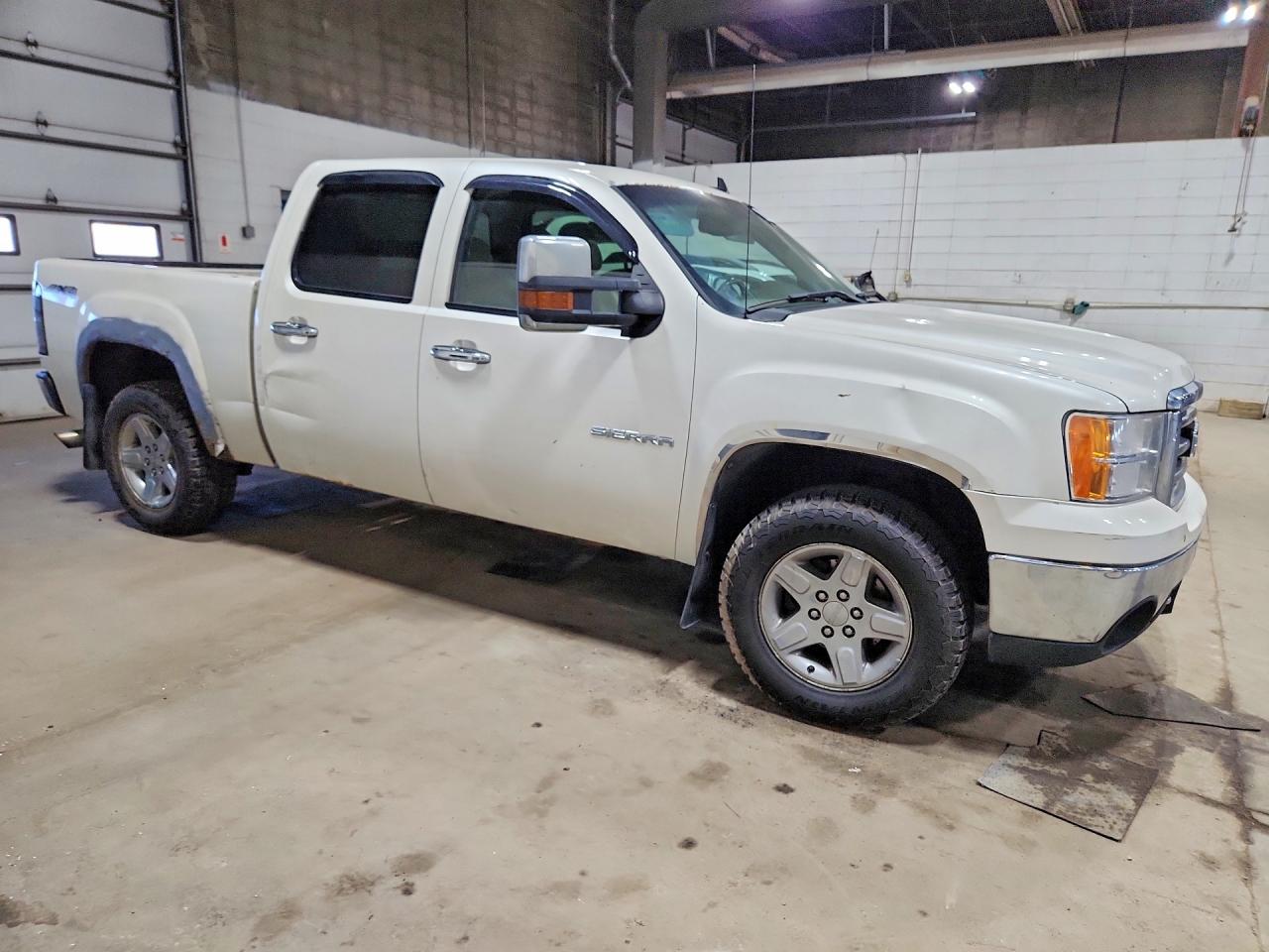 2011 Gmc Sierra K1500 Slt White vin: 3GTP2WE37BG218109