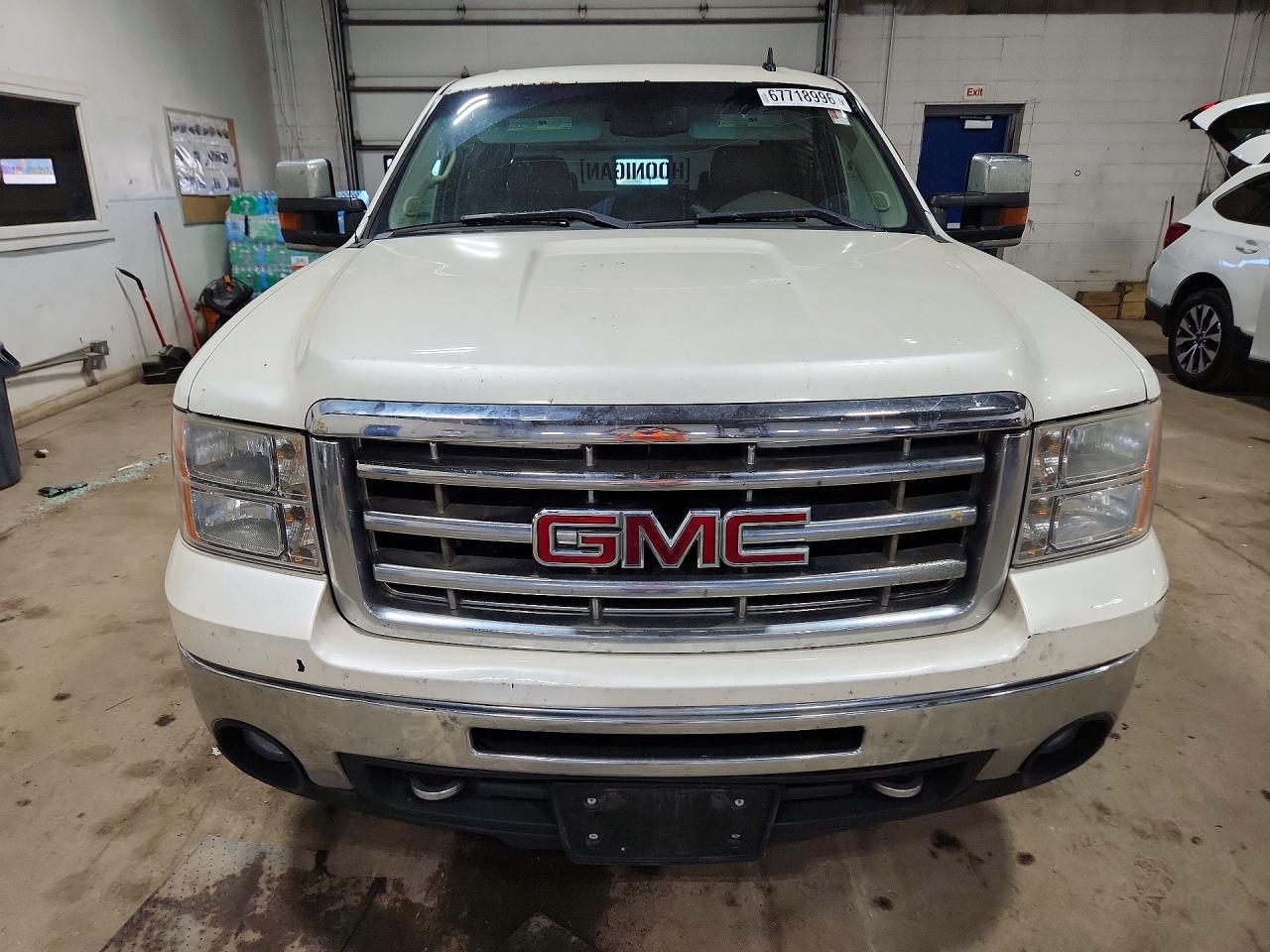 2011 Gmc Sierra K1500 Slt White vin: 3GTP2WE37BG218109
