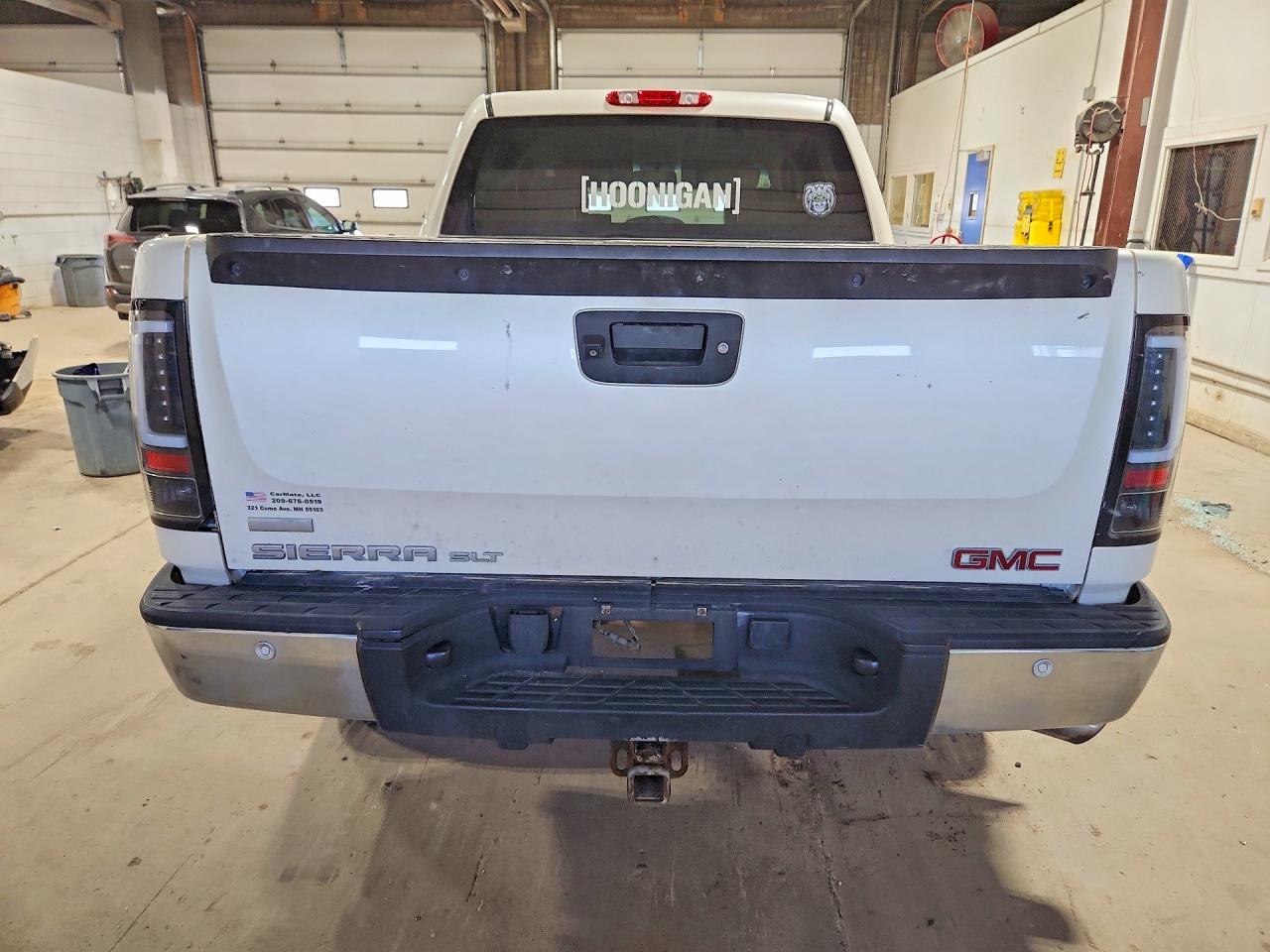 2011 Gmc Sierra K1500 Slt White vin: 3GTP2WE37BG218109