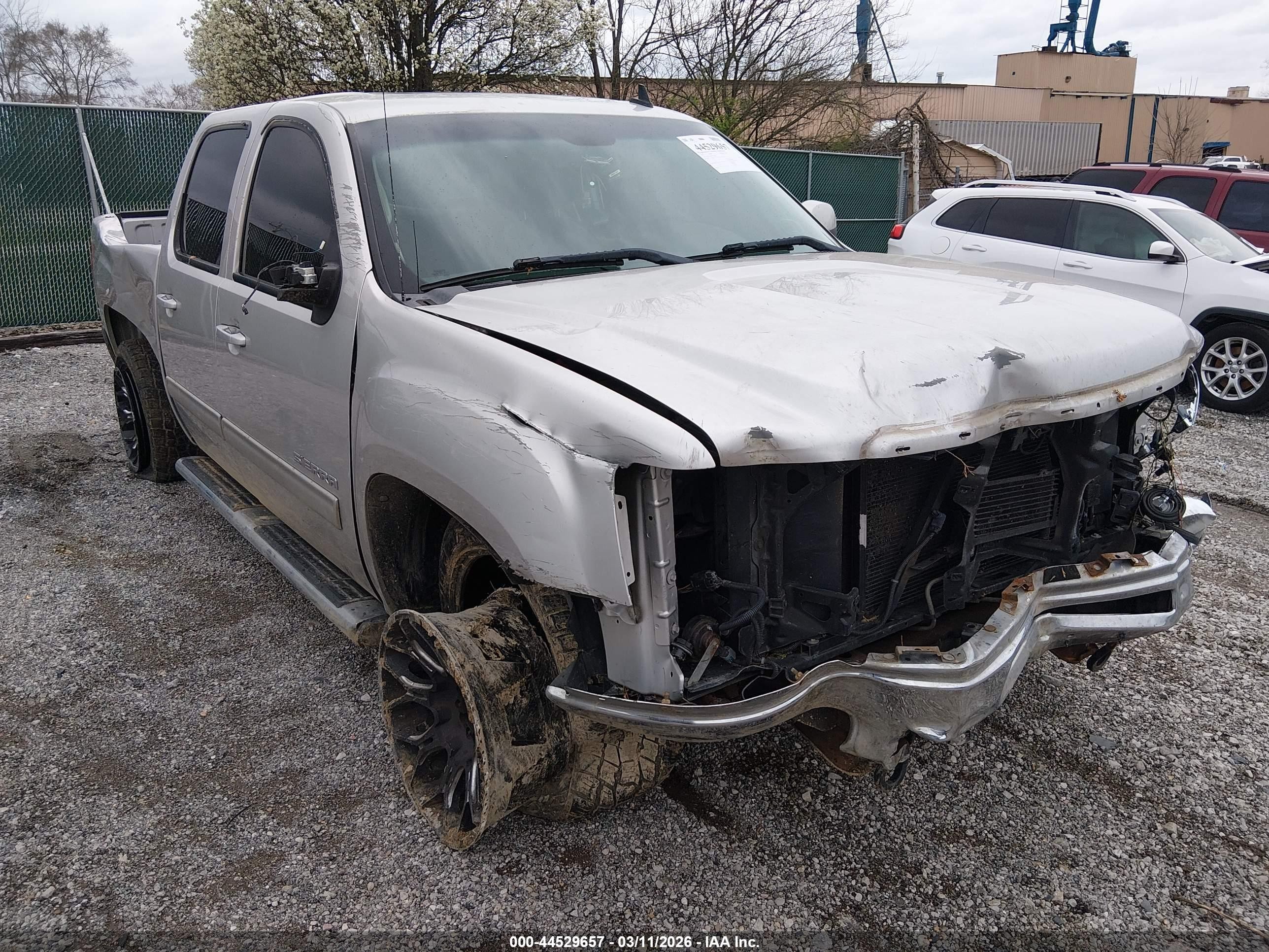 2011 Gmc Sierra 1500 Slt Silver vin: 3GTP2WE37BG235329